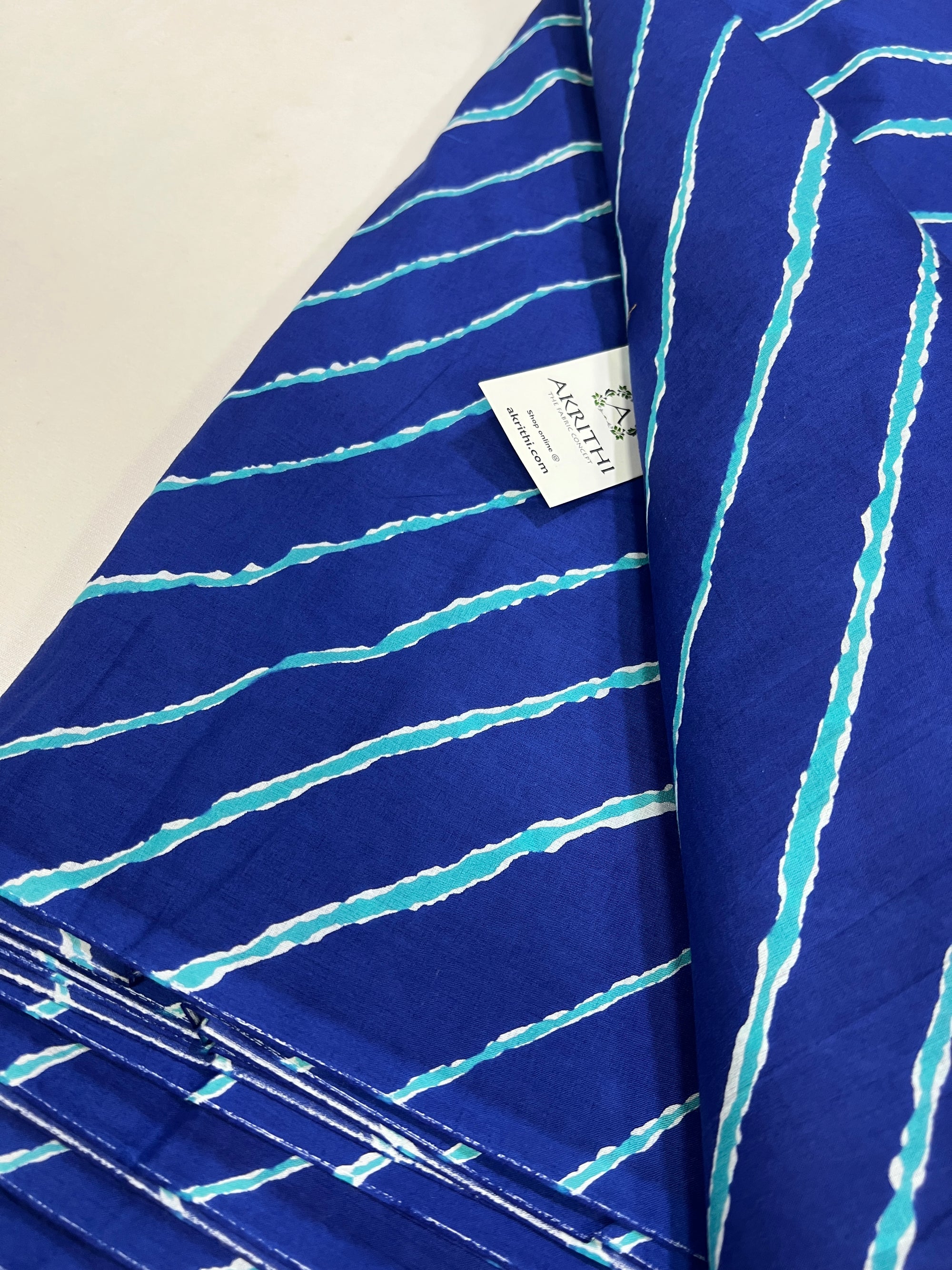 Printed pure cotton fabric