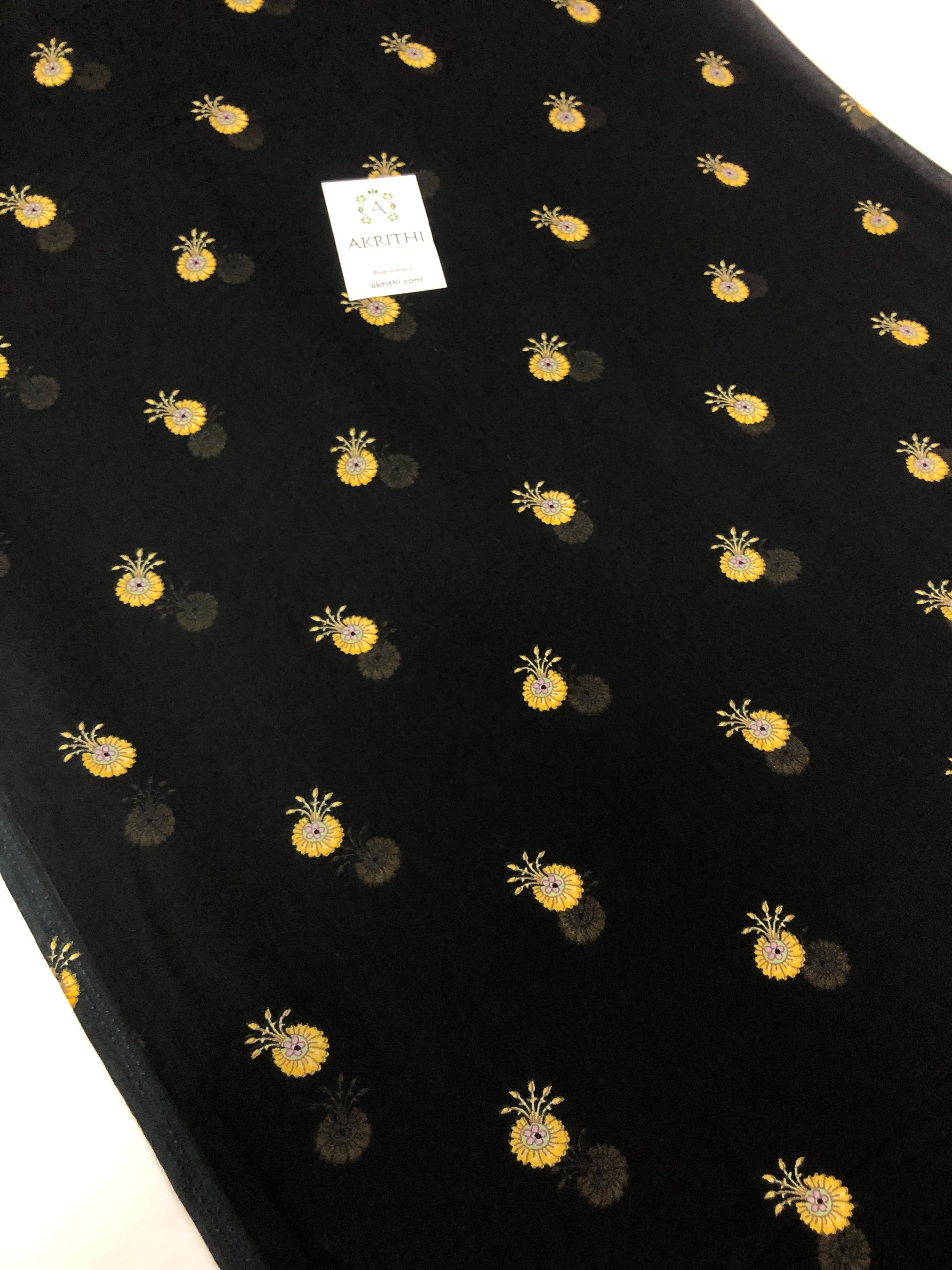 Digital floral printed georgette fabric
