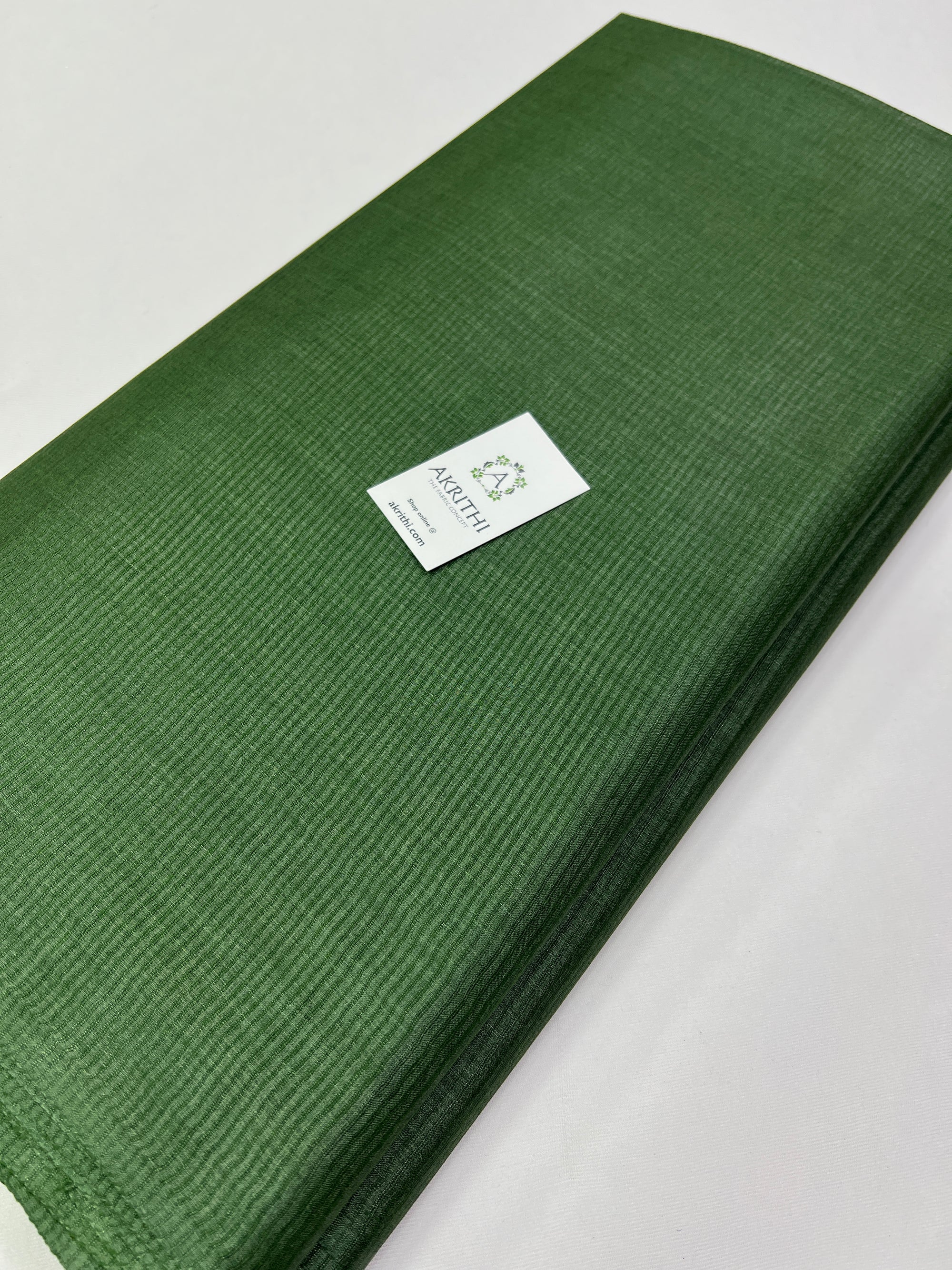 Striped Pure Tussar silk fabric