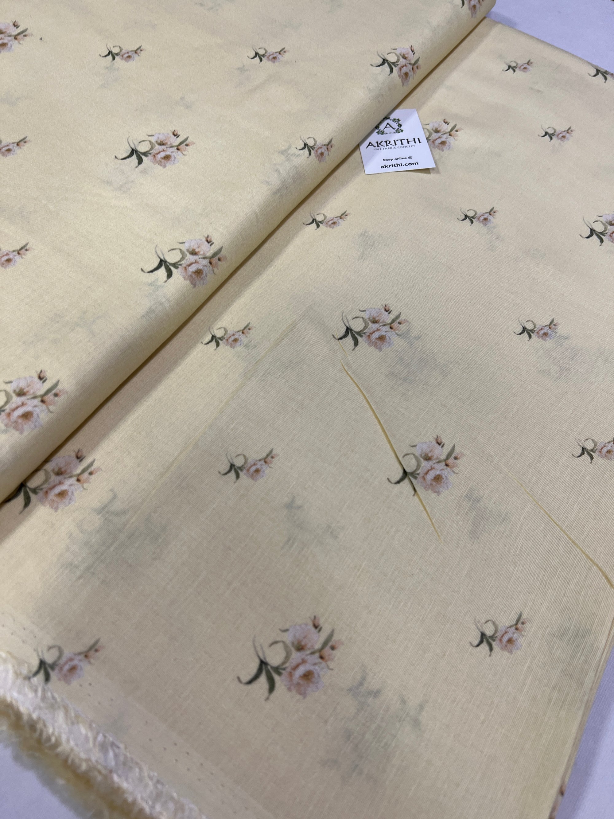 Digital Printed pure linen fabric