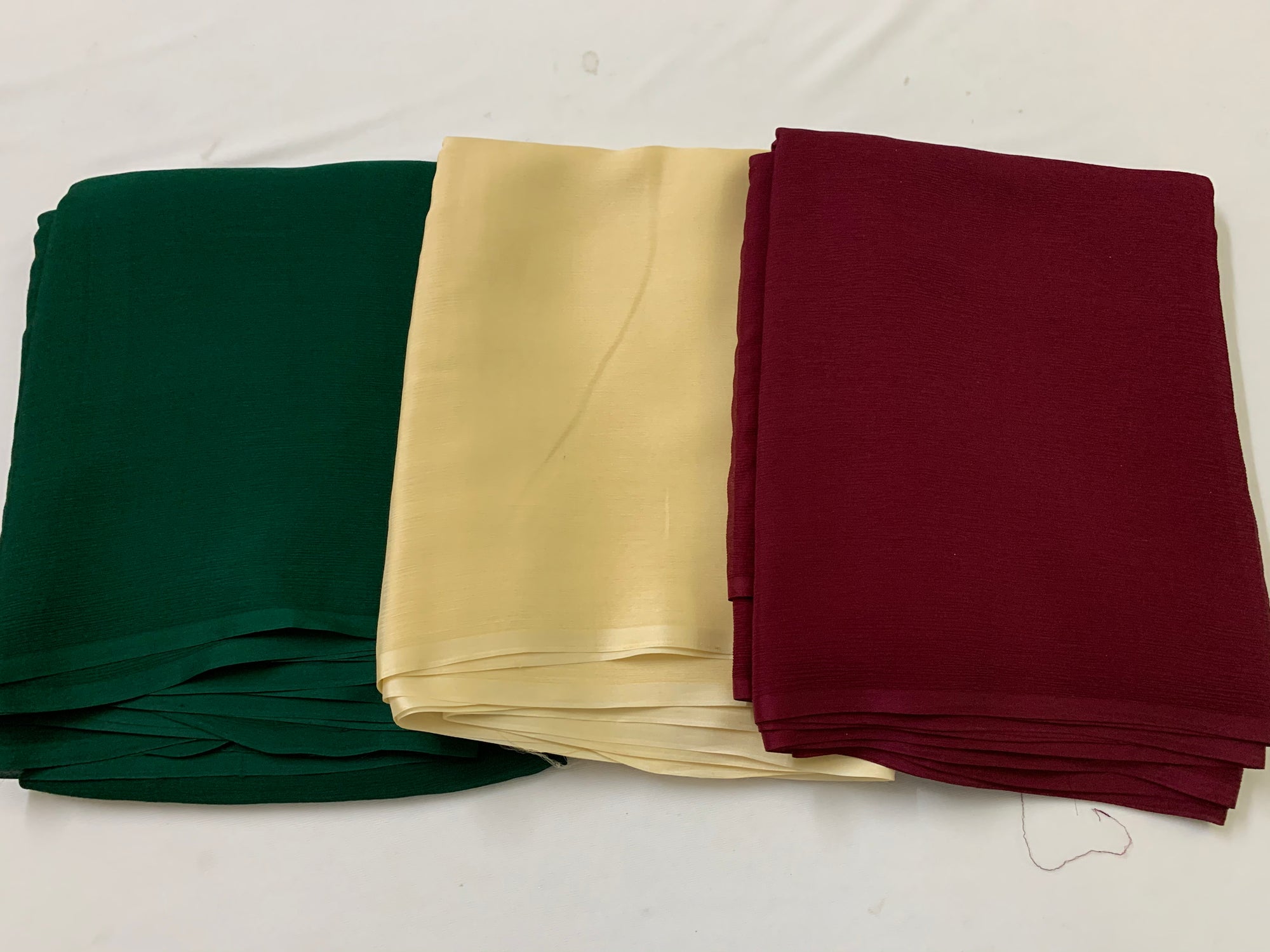 PLATINUM PURE SILK CHIFFON SAREE