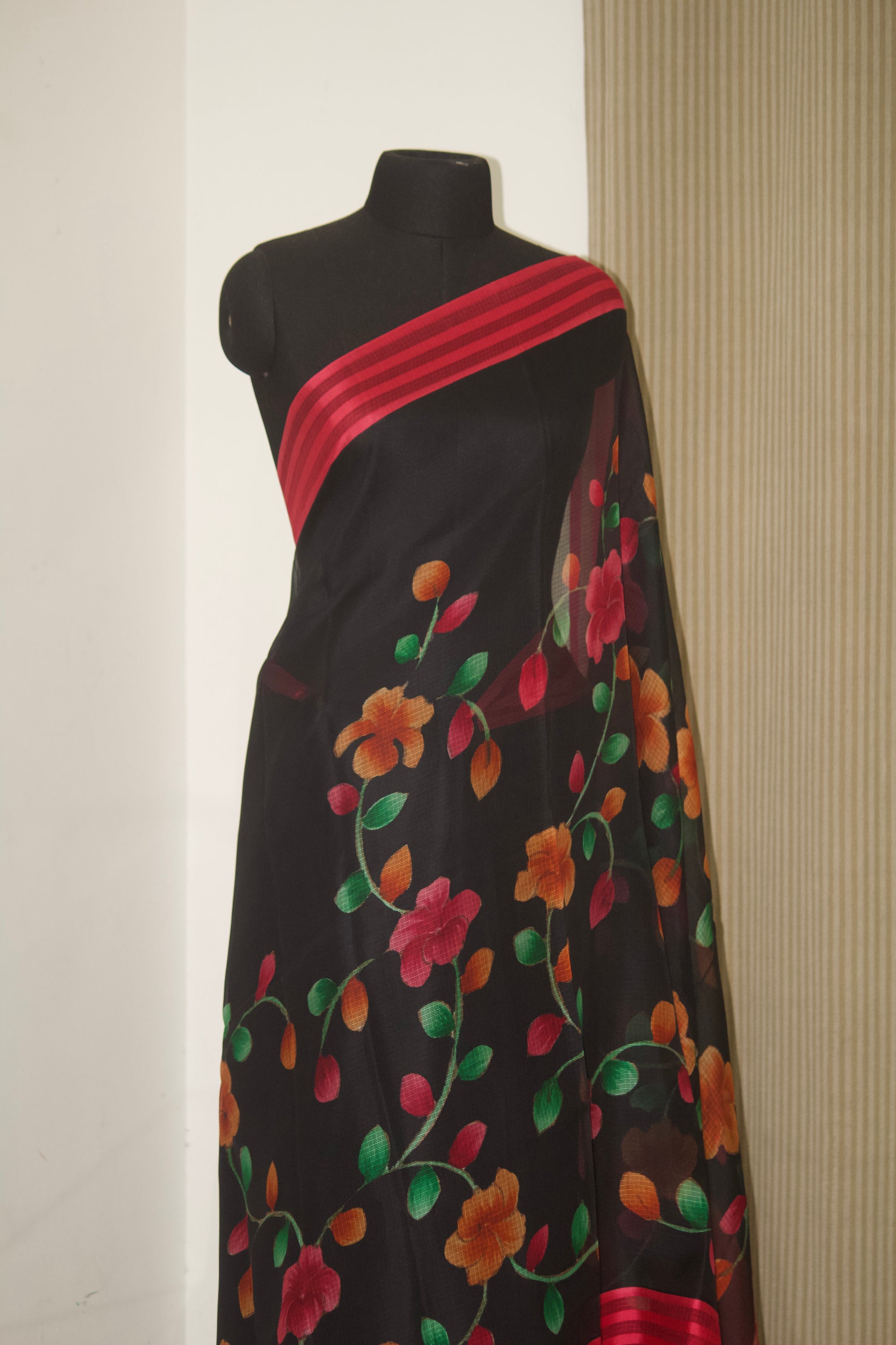 Pure kota silk hand painted saree