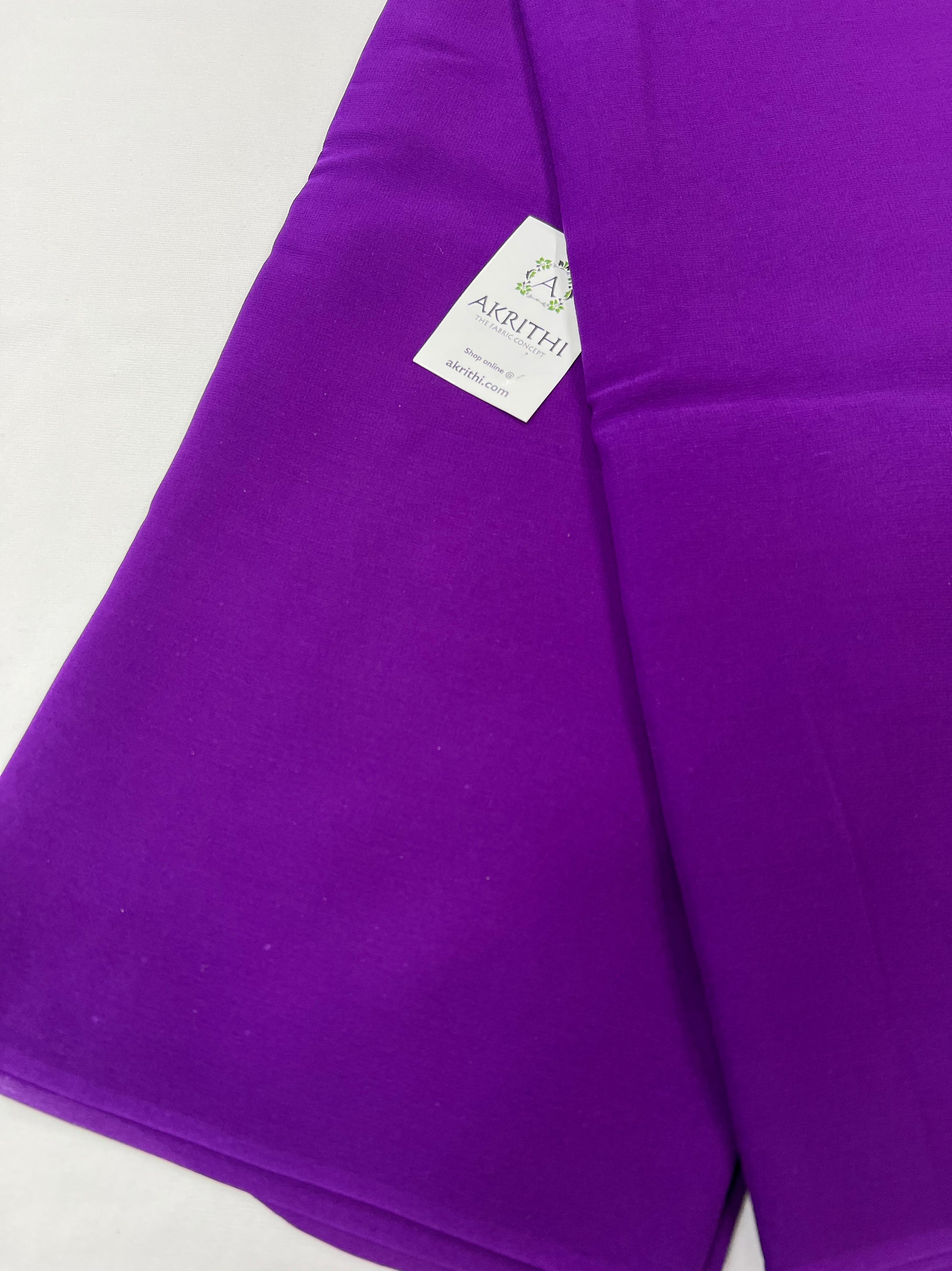 Pure silk crepe saree