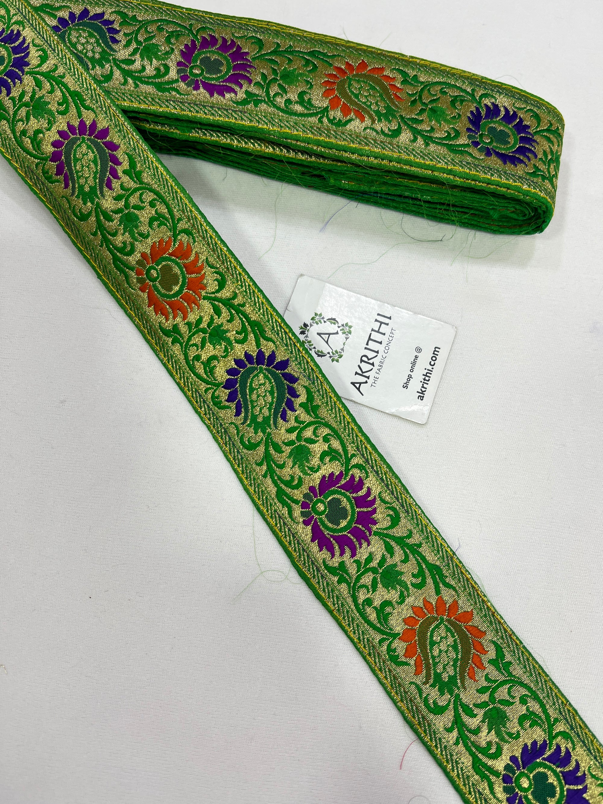 Handloom Banarasi lace 9 metres roll