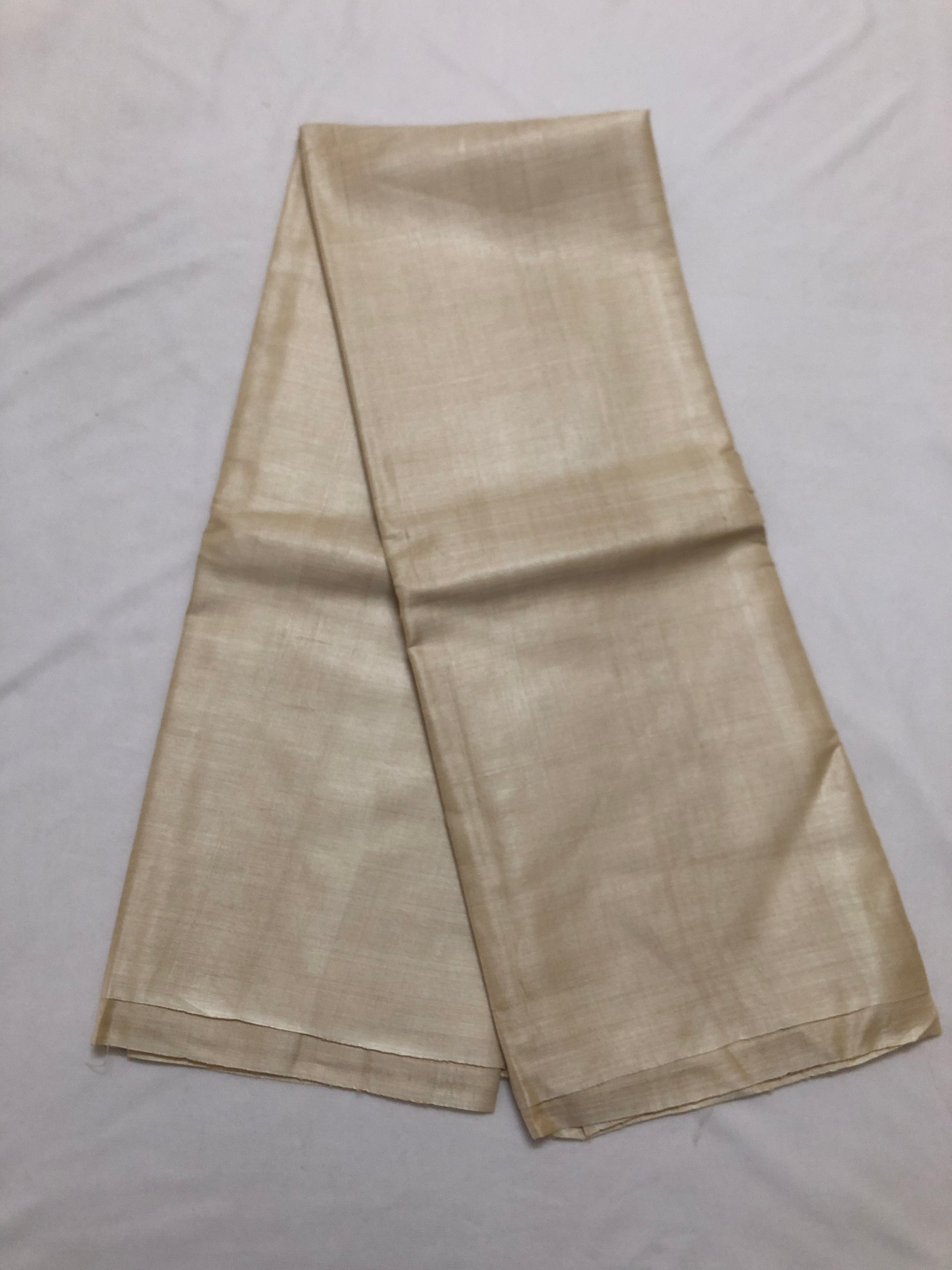 HANDLOOM PURE TUSSAR SILK FABRIC