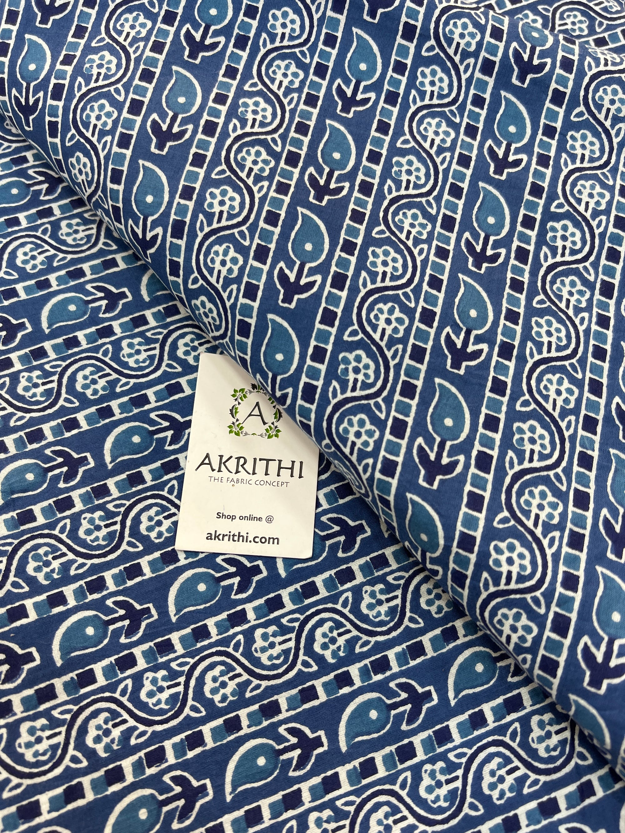 Printed pure cotton fabric