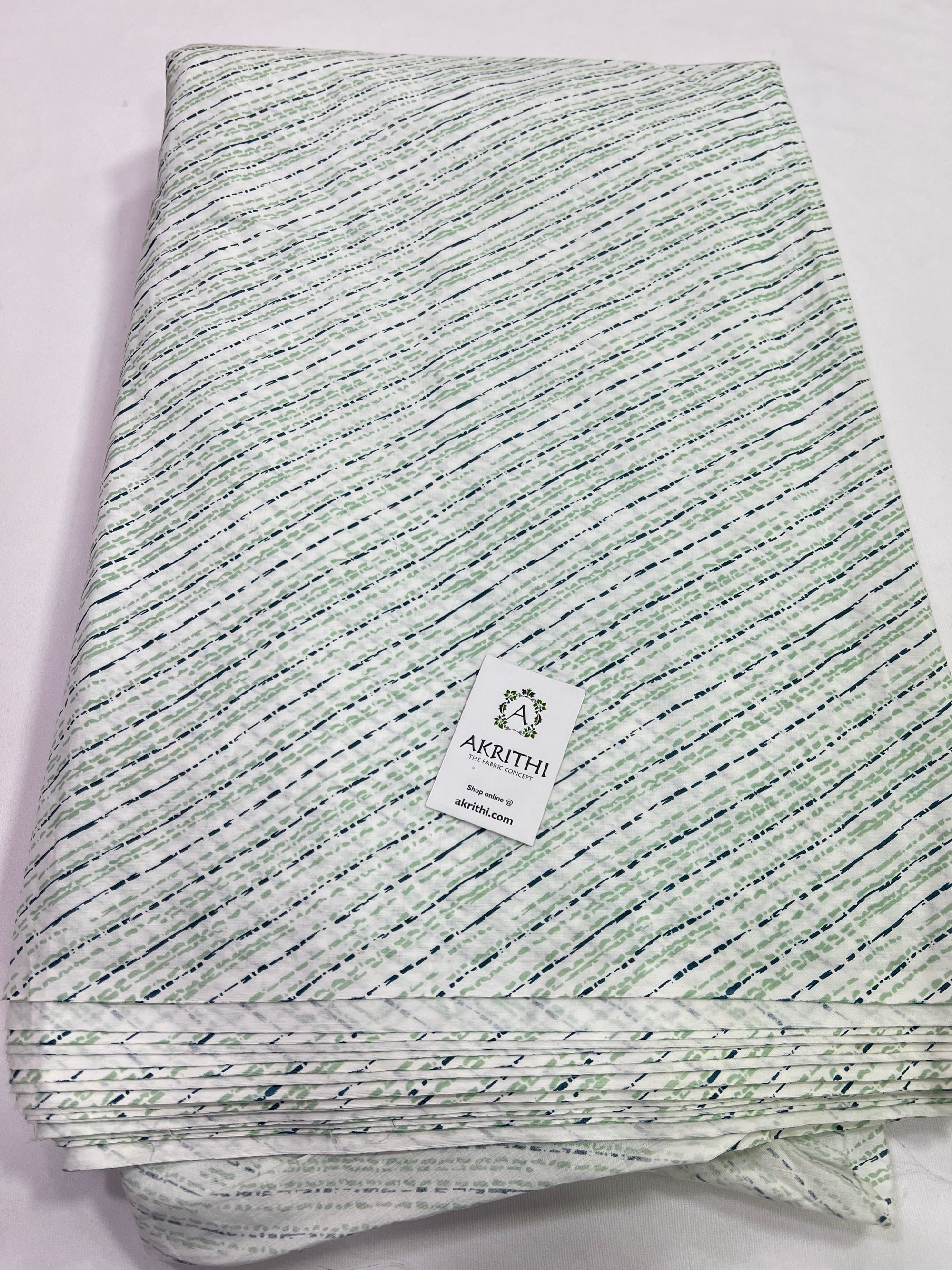 Printed pure cotton fabric