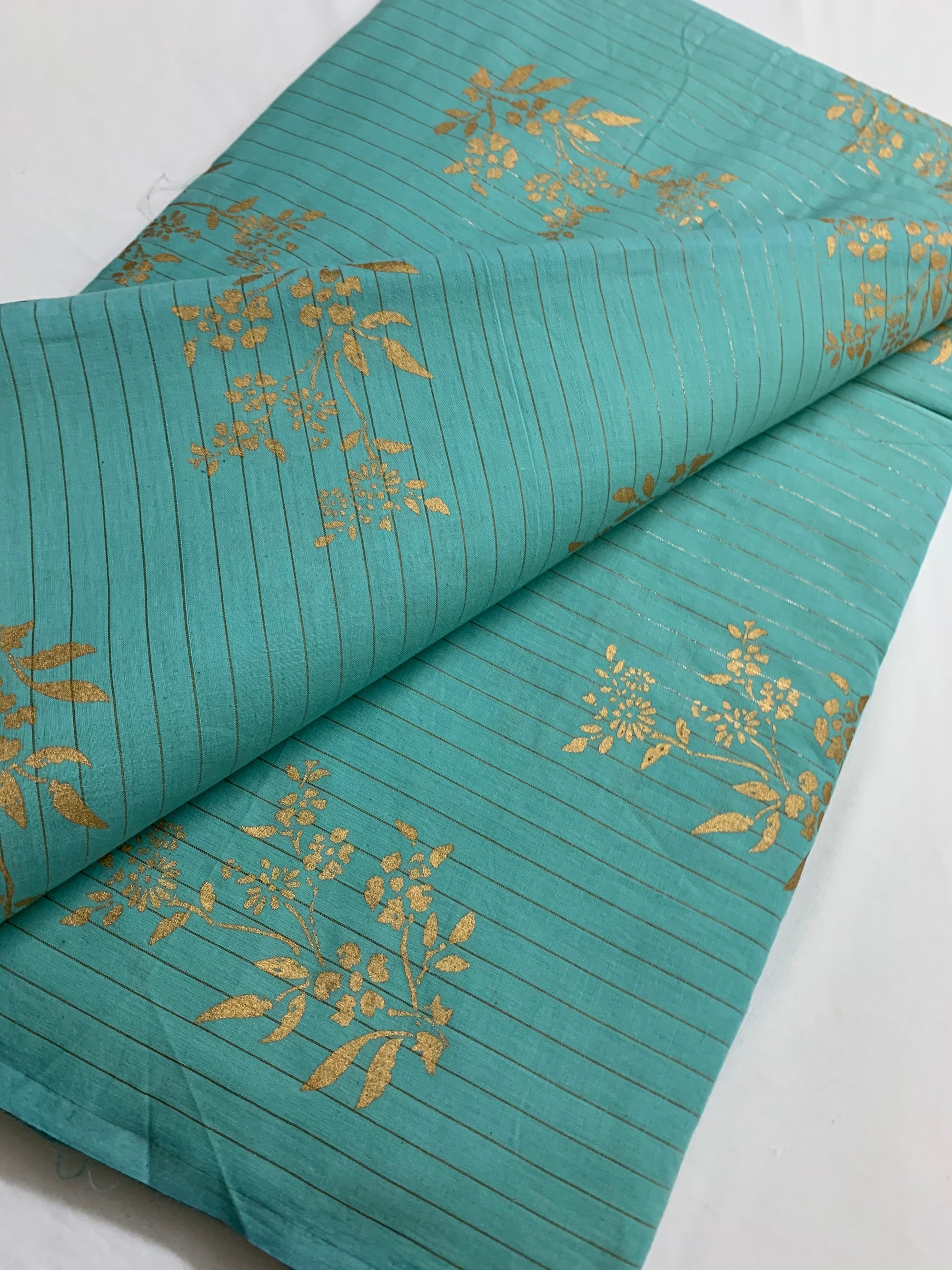Printed pure cotton fabric