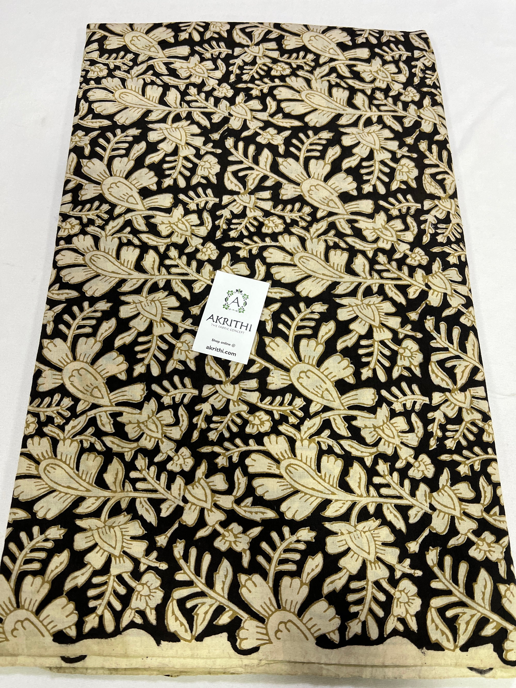 Hand block Printed pure cotton fabric