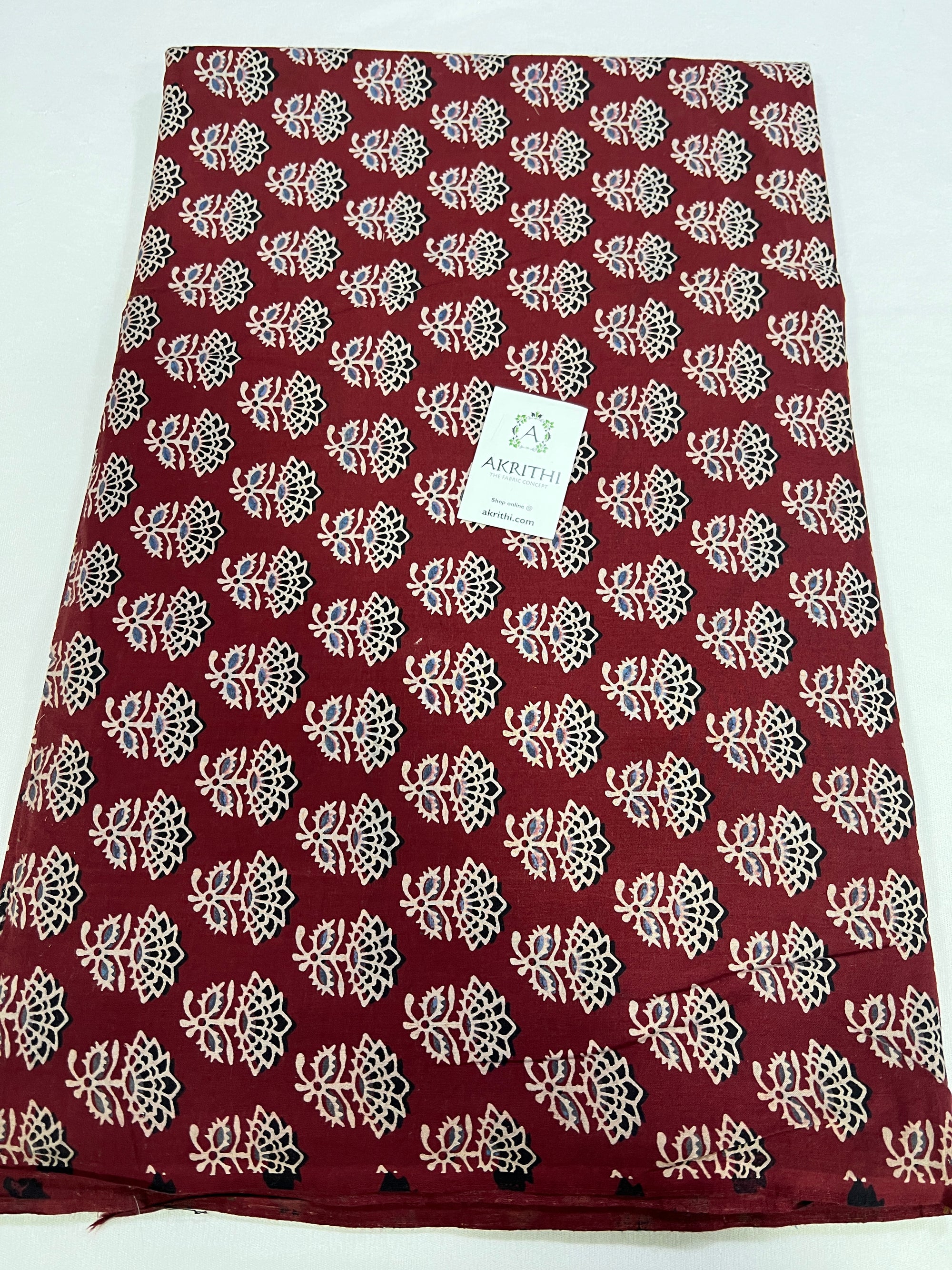 Printed pure cotton fabric