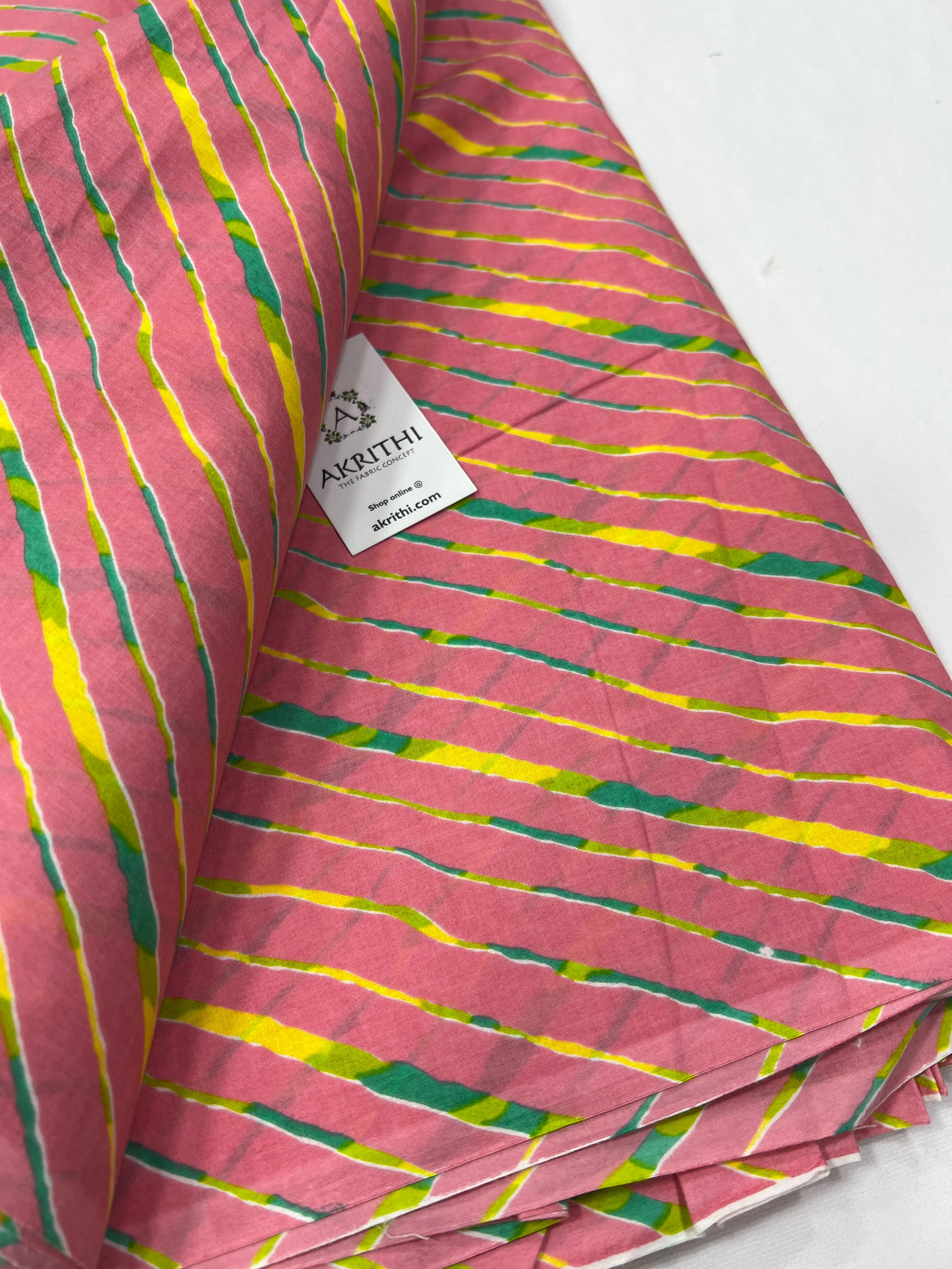 Printed pure cotton fabric