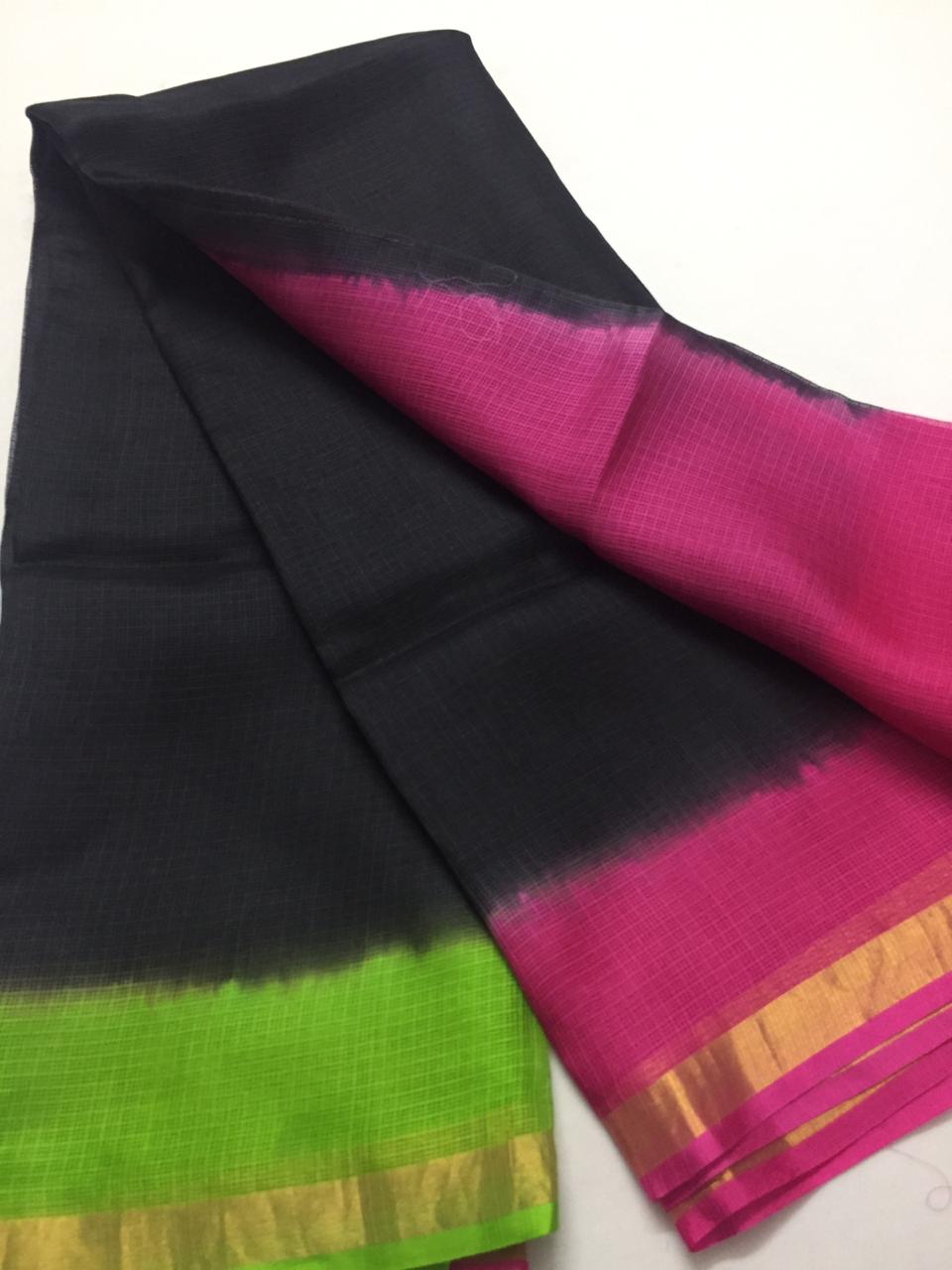 Multishaded Pure kota silk saree
