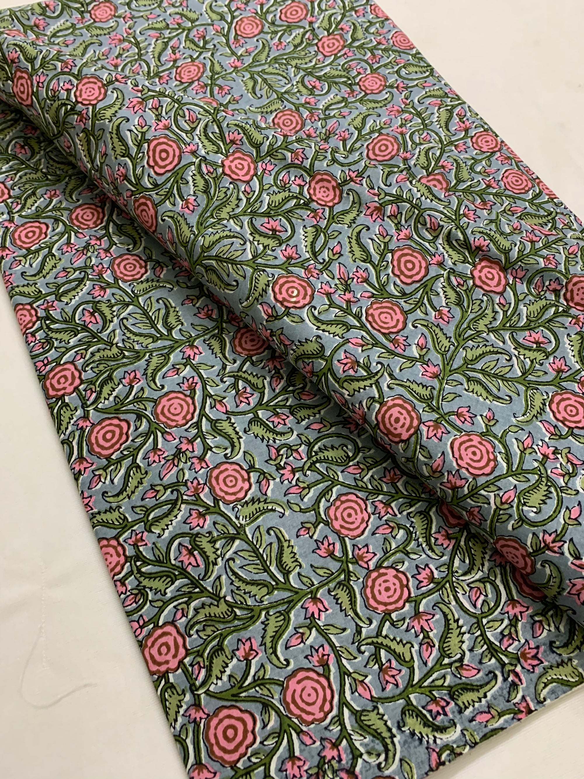 Printed pure cotton fabric