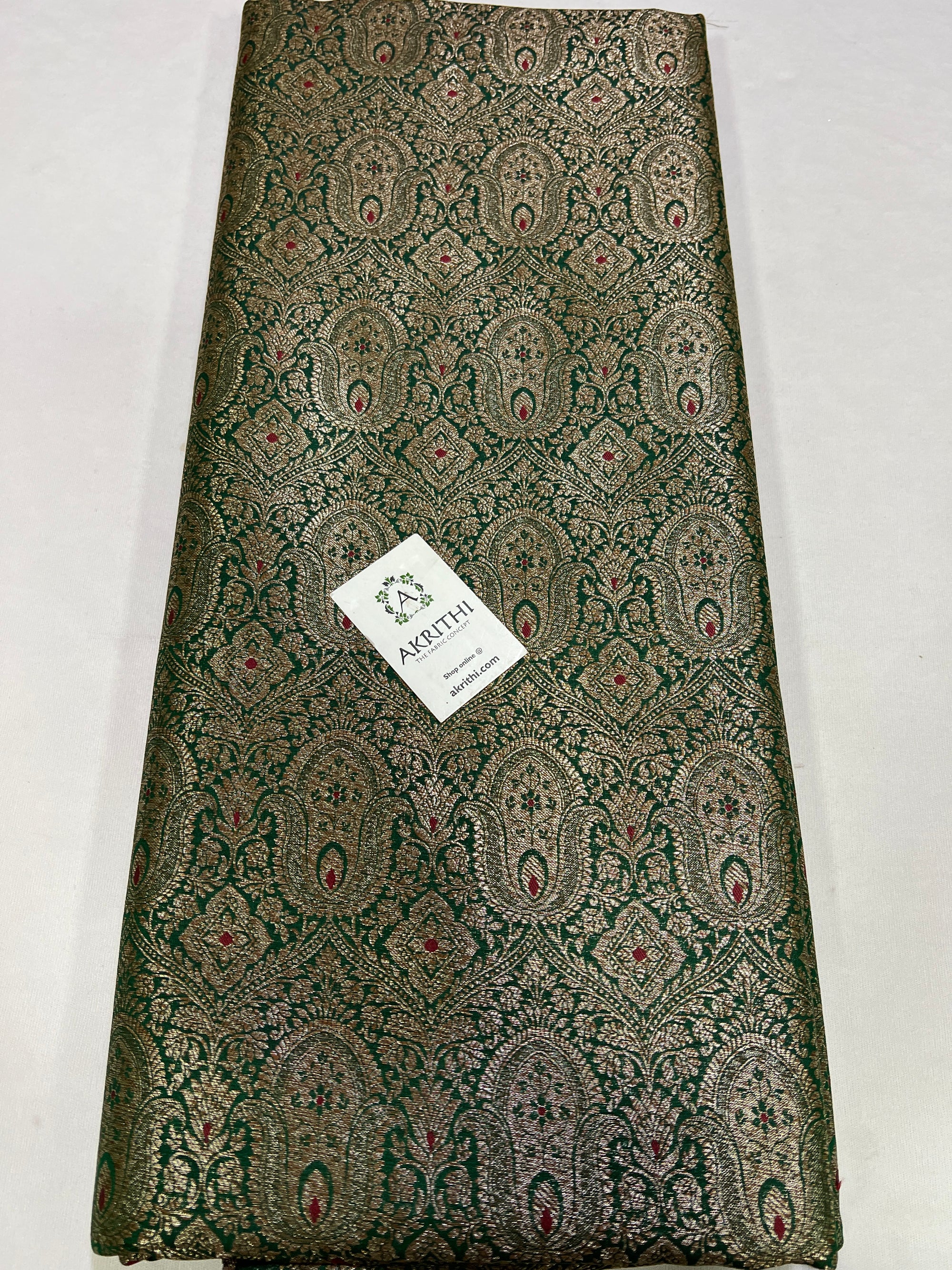Banarasi brocade fabric antique zari