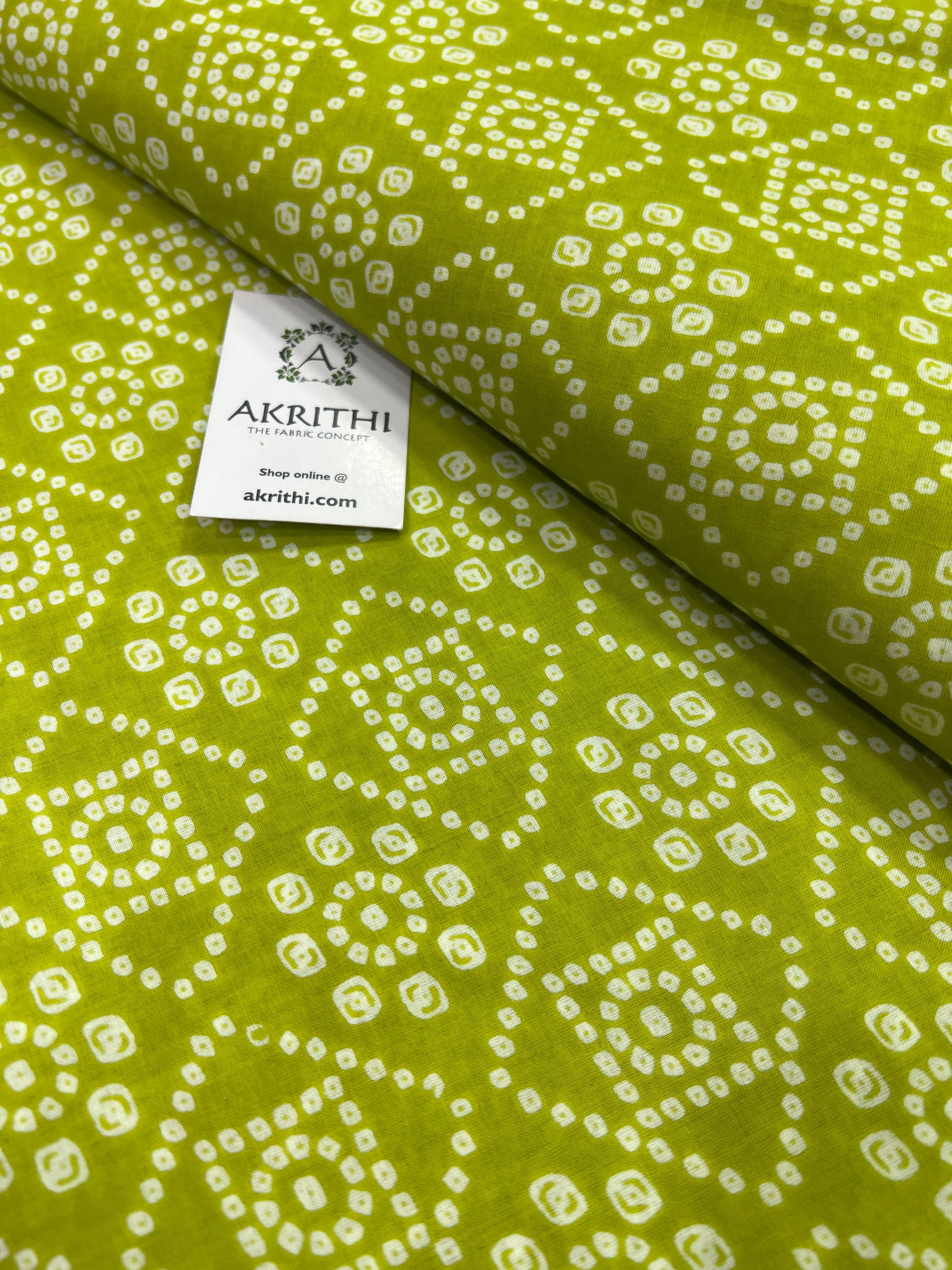 Printed pure cotton fabric
