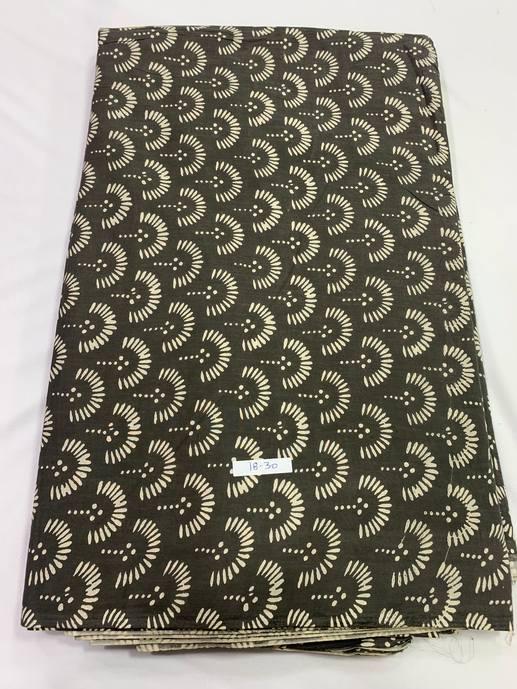 Printed pure cotton fabric