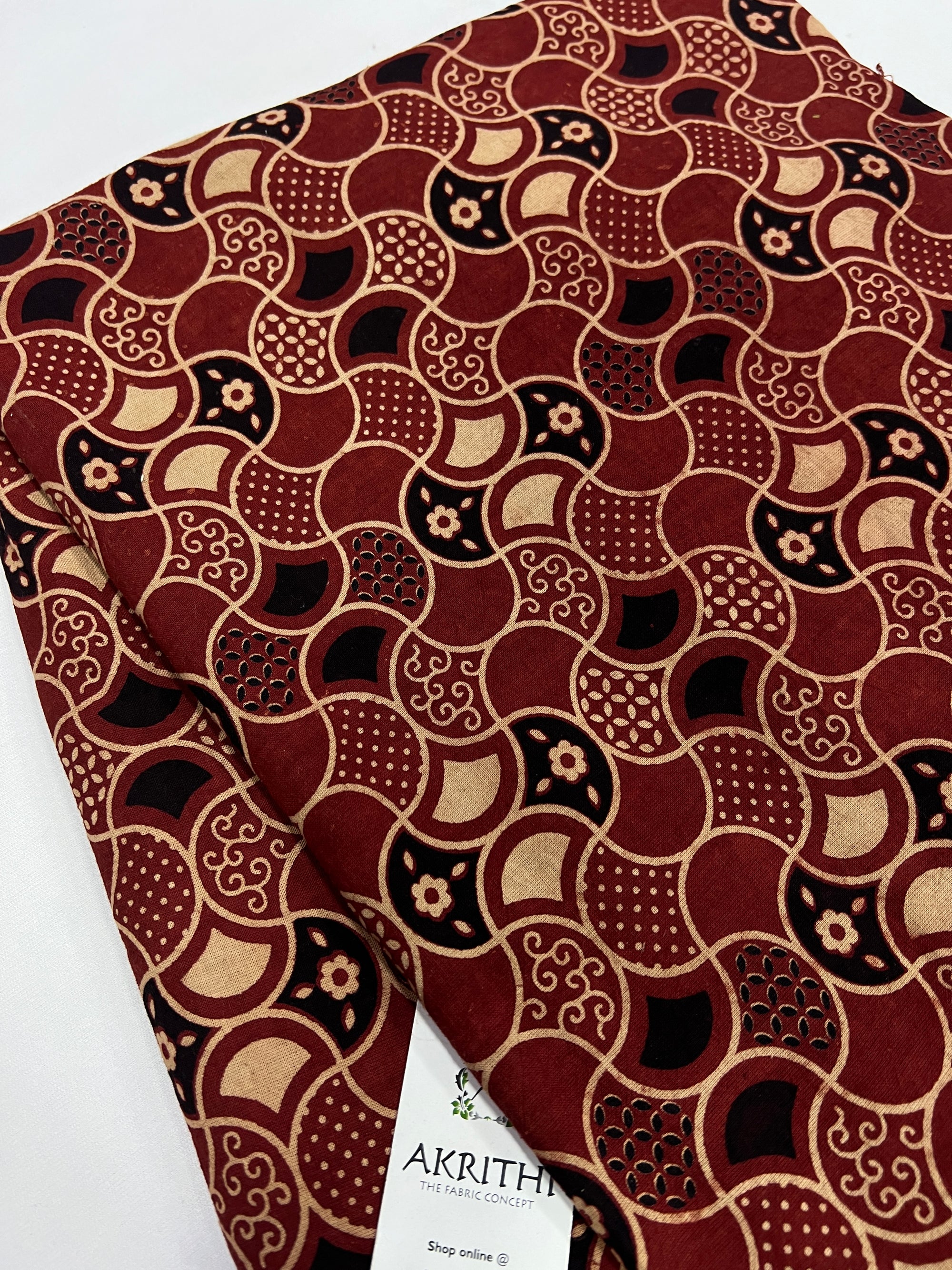 Printed pure cotton fabric