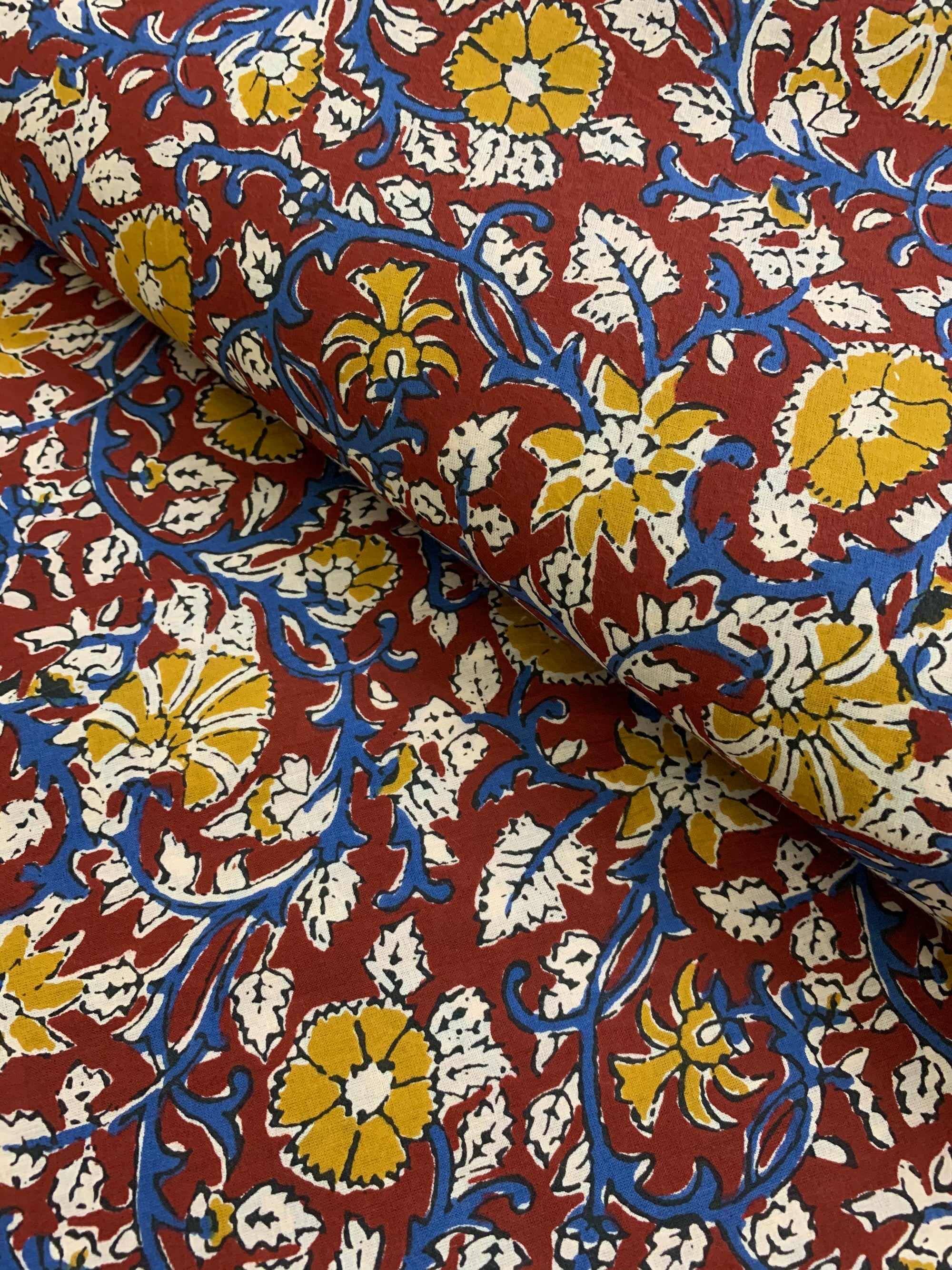 Printed cotton fabric 80 cms cut