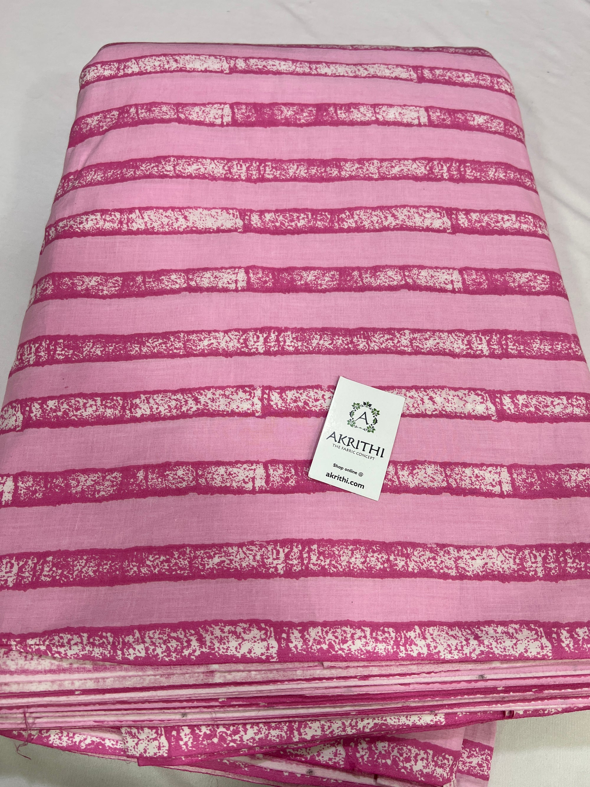 Printed pure cotton fabric