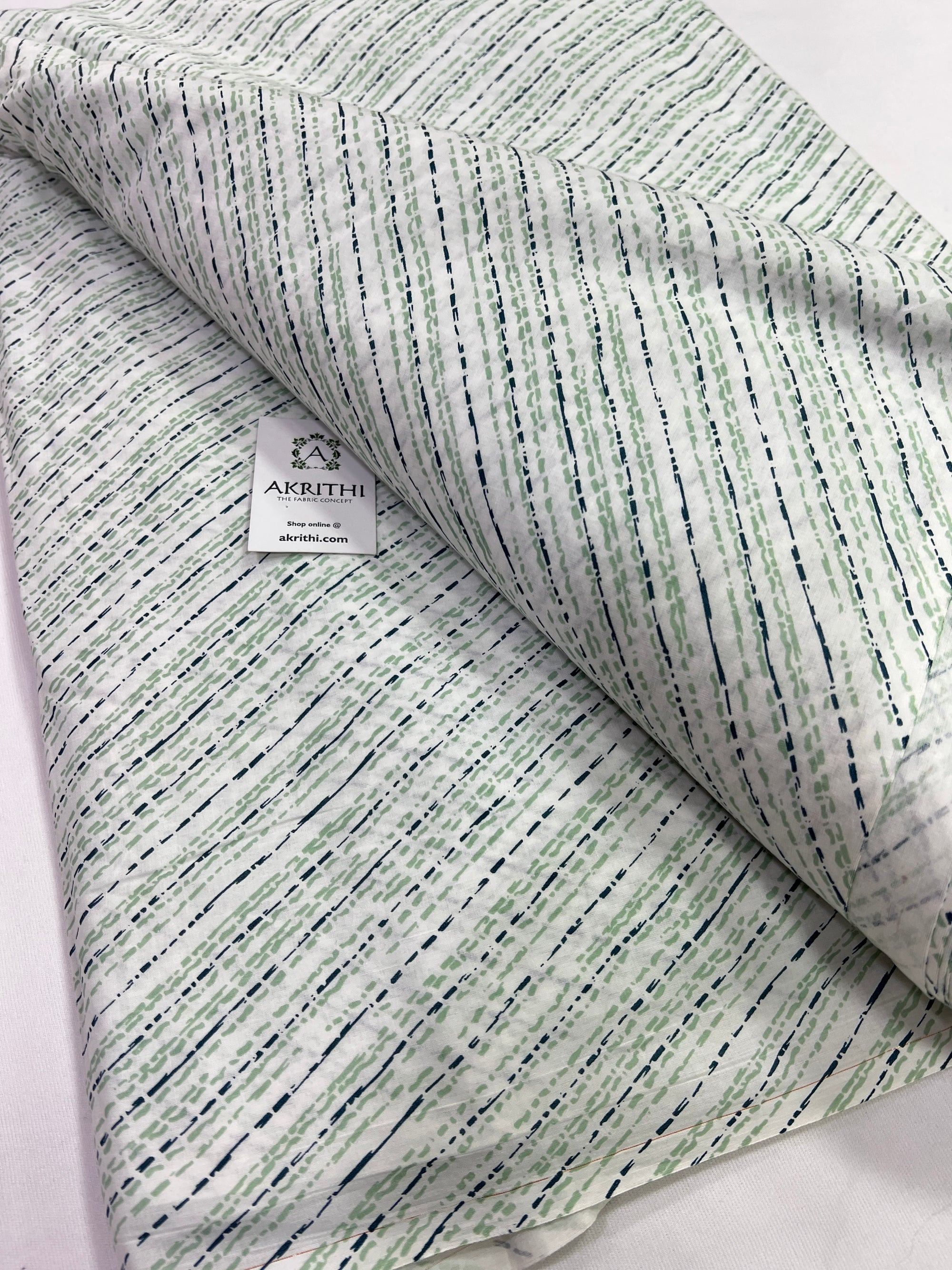 Printed pure cotton fabric