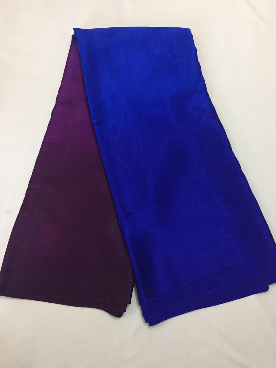 Pure silk satin saree