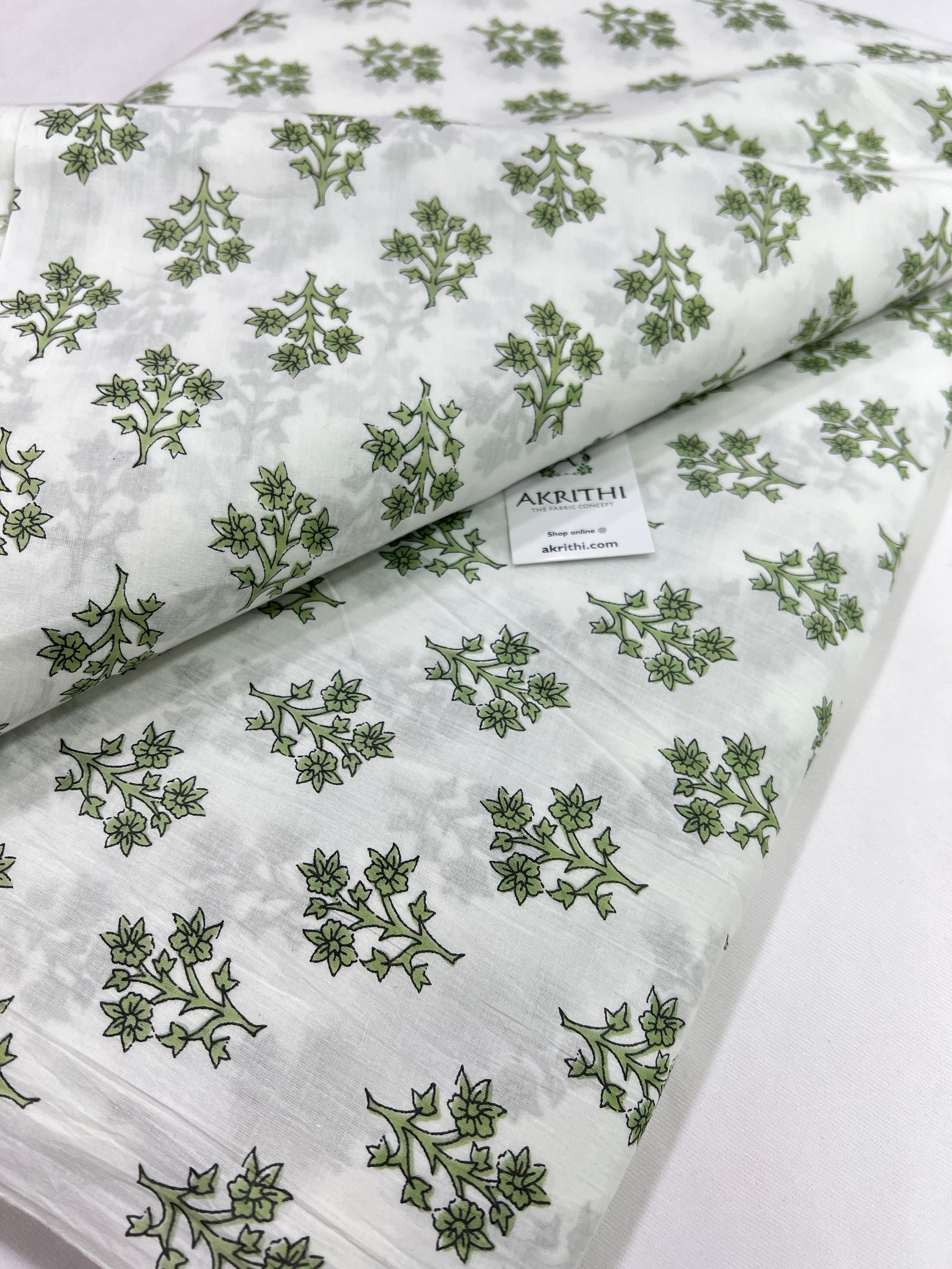 Printed pure cotton fabric