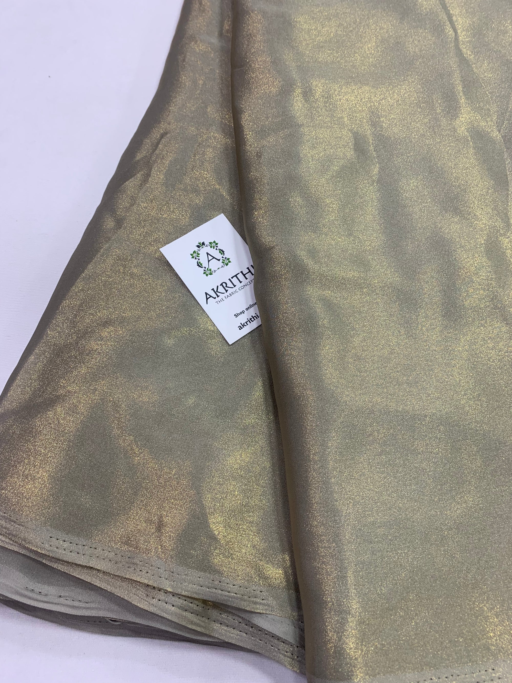 Foil georgette fabric