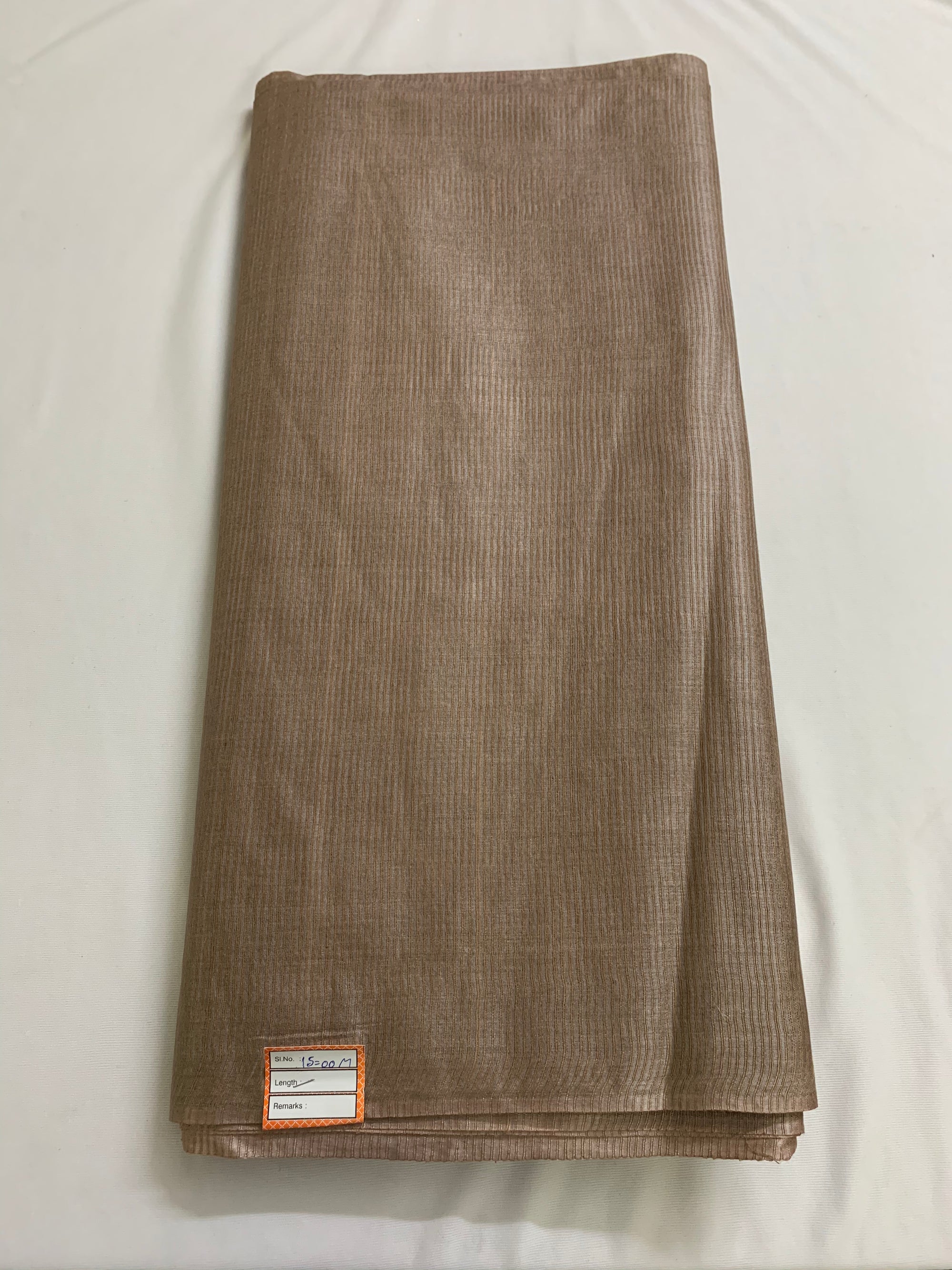 Striped Pure Tussar silk fabric