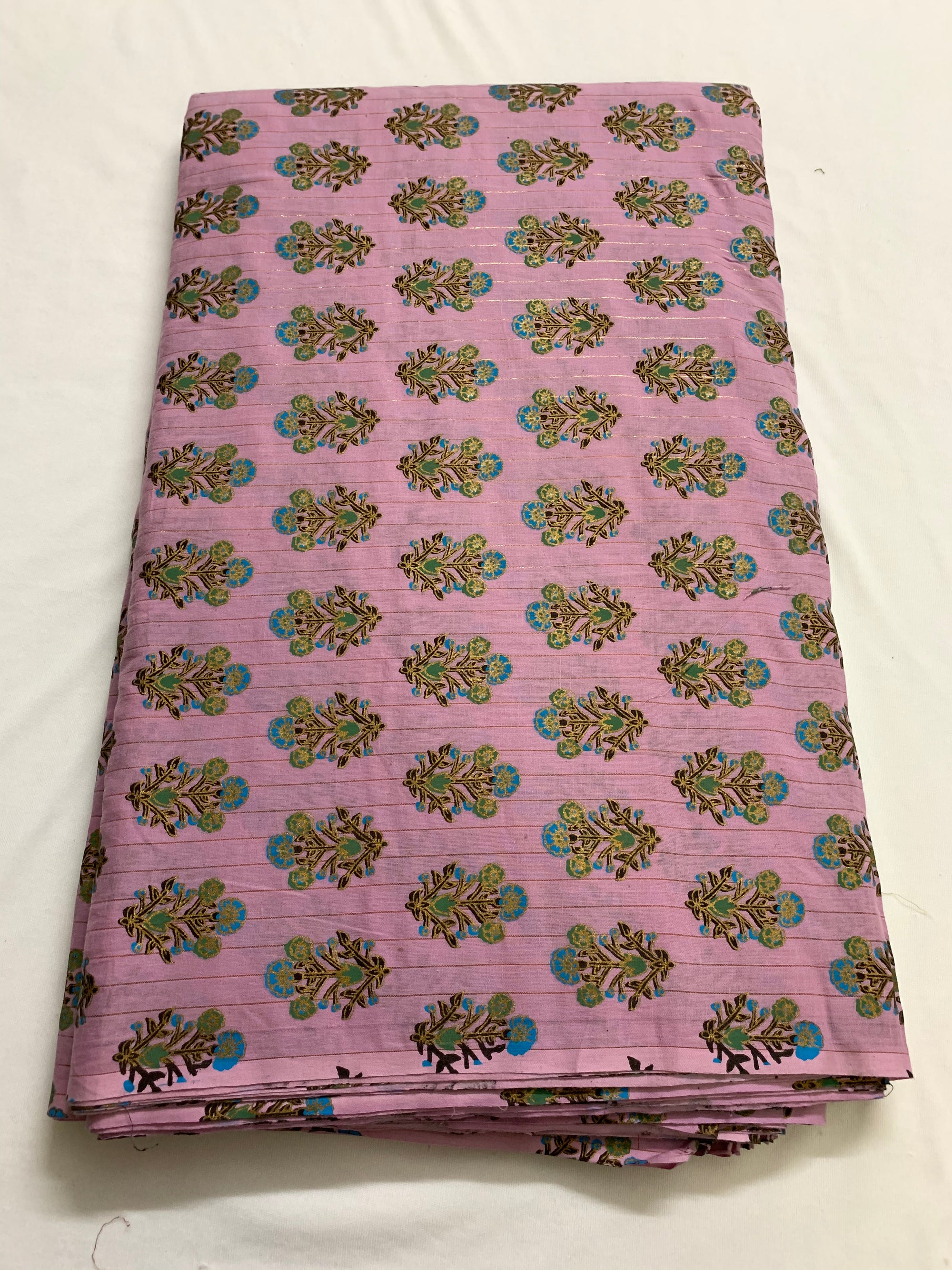 Printed pure cotton fabric
