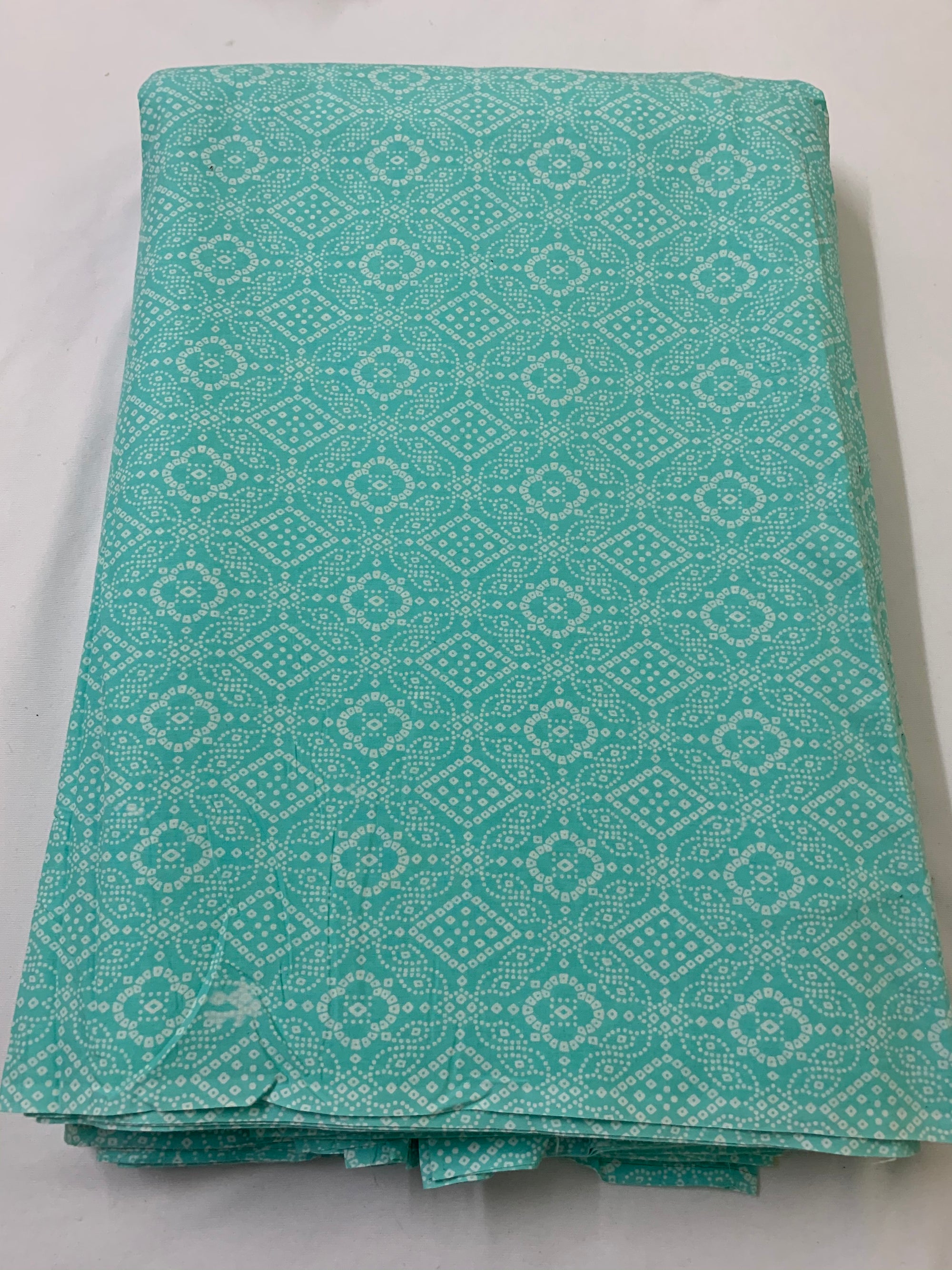 Printed pure cotton fabric