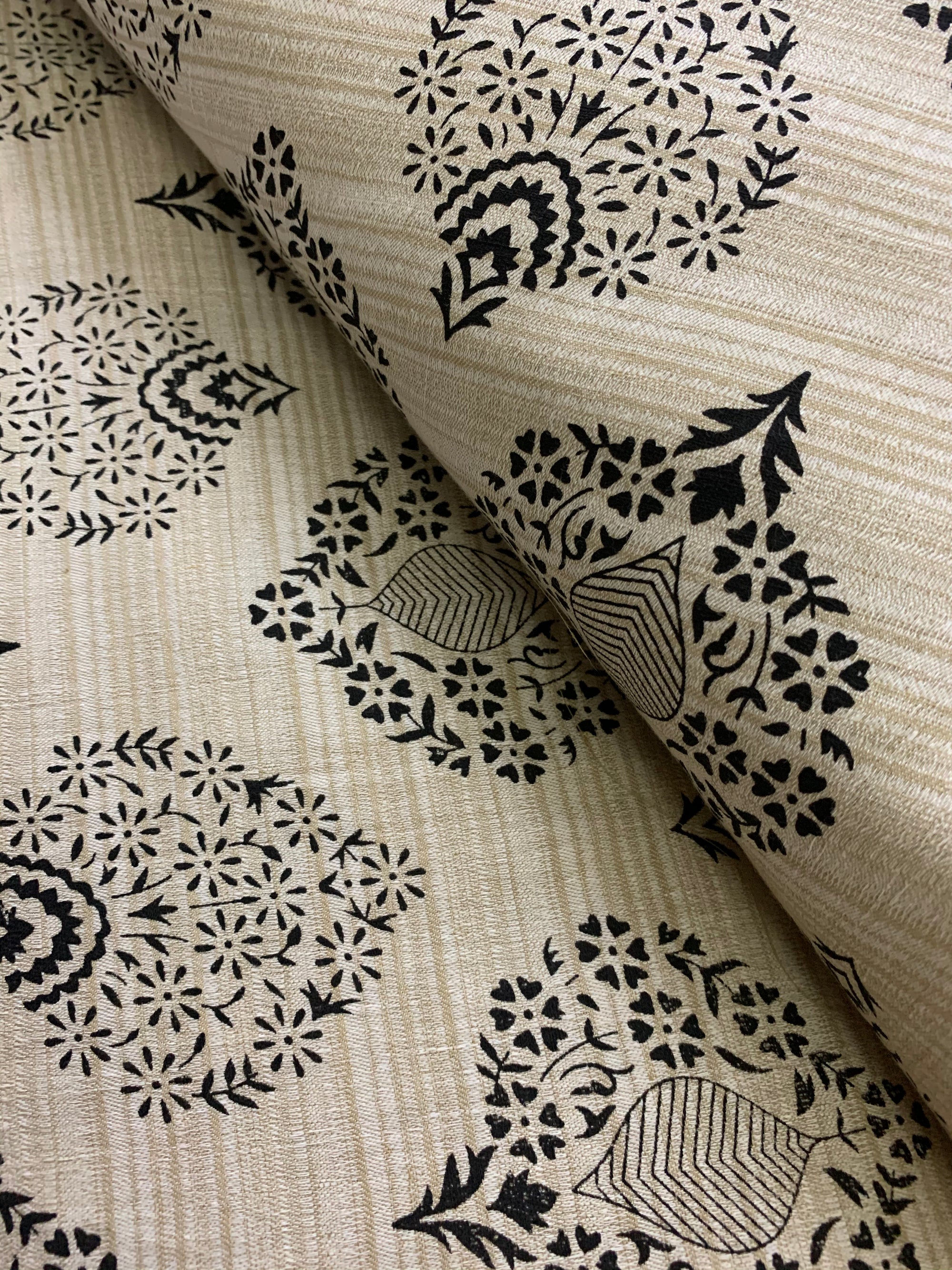 Printed kumbhi pure cotton fabric