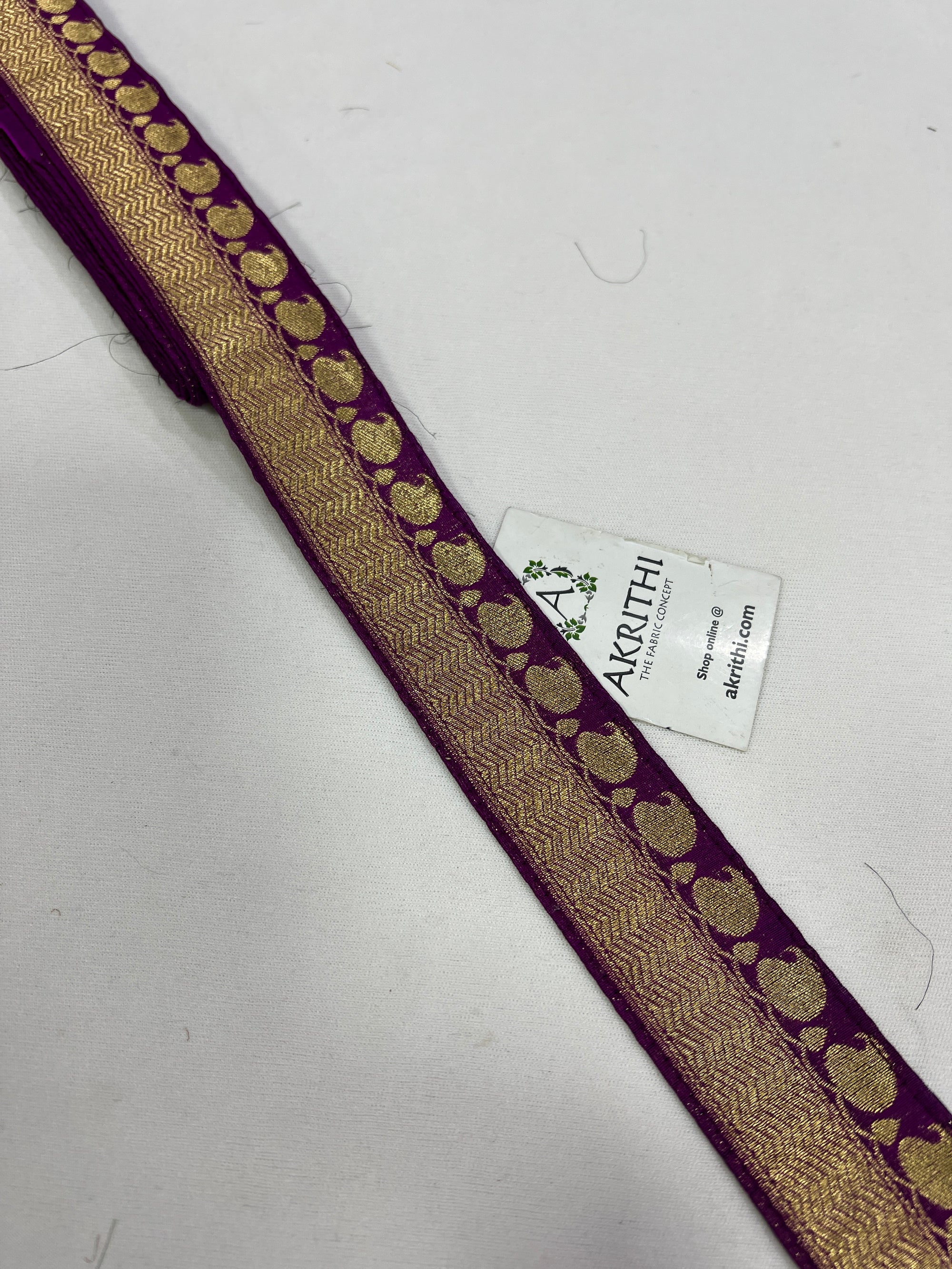 Handloom Banarasi lace 5 metres roll