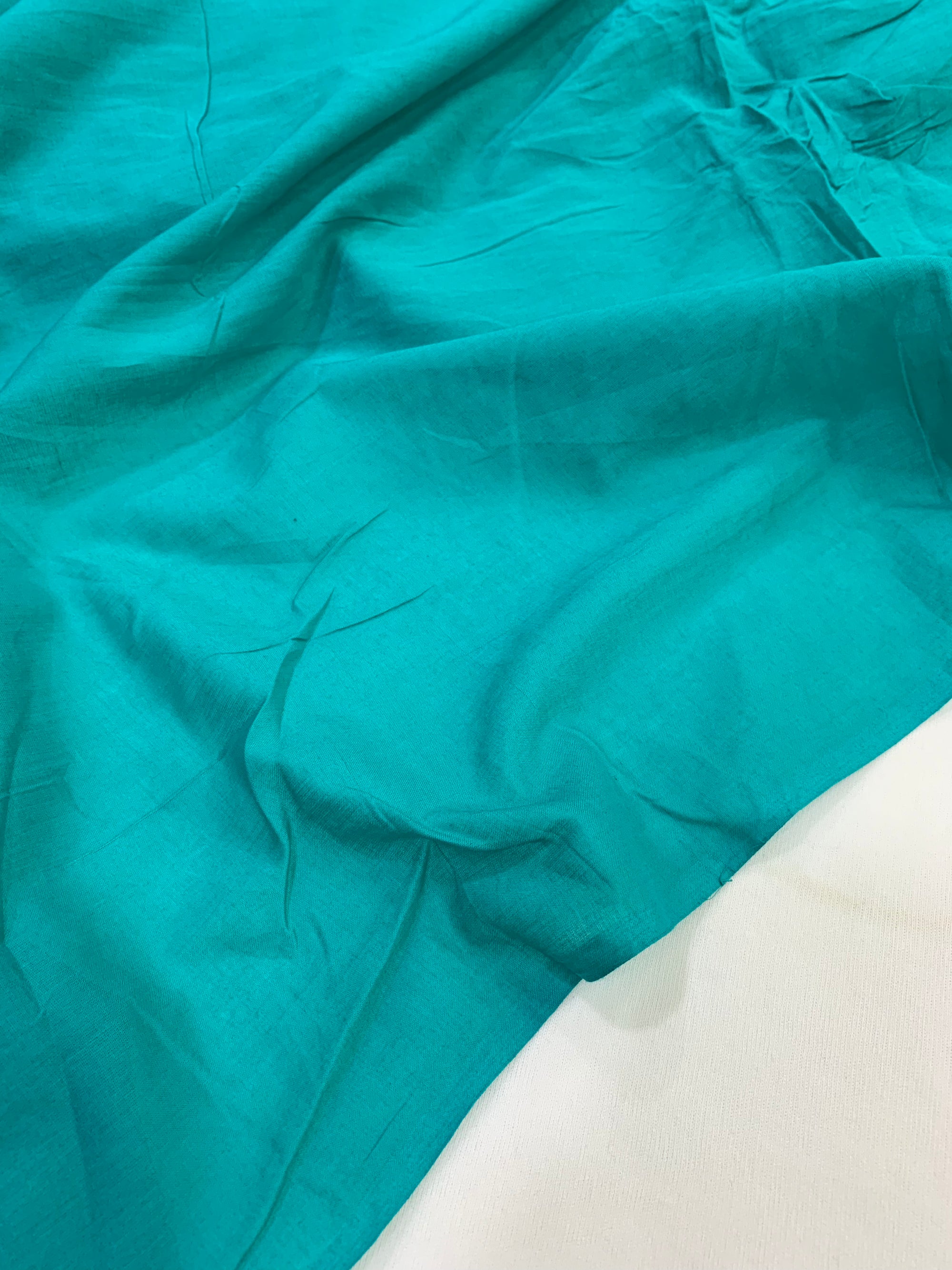 Plain pure mul cotton fabric