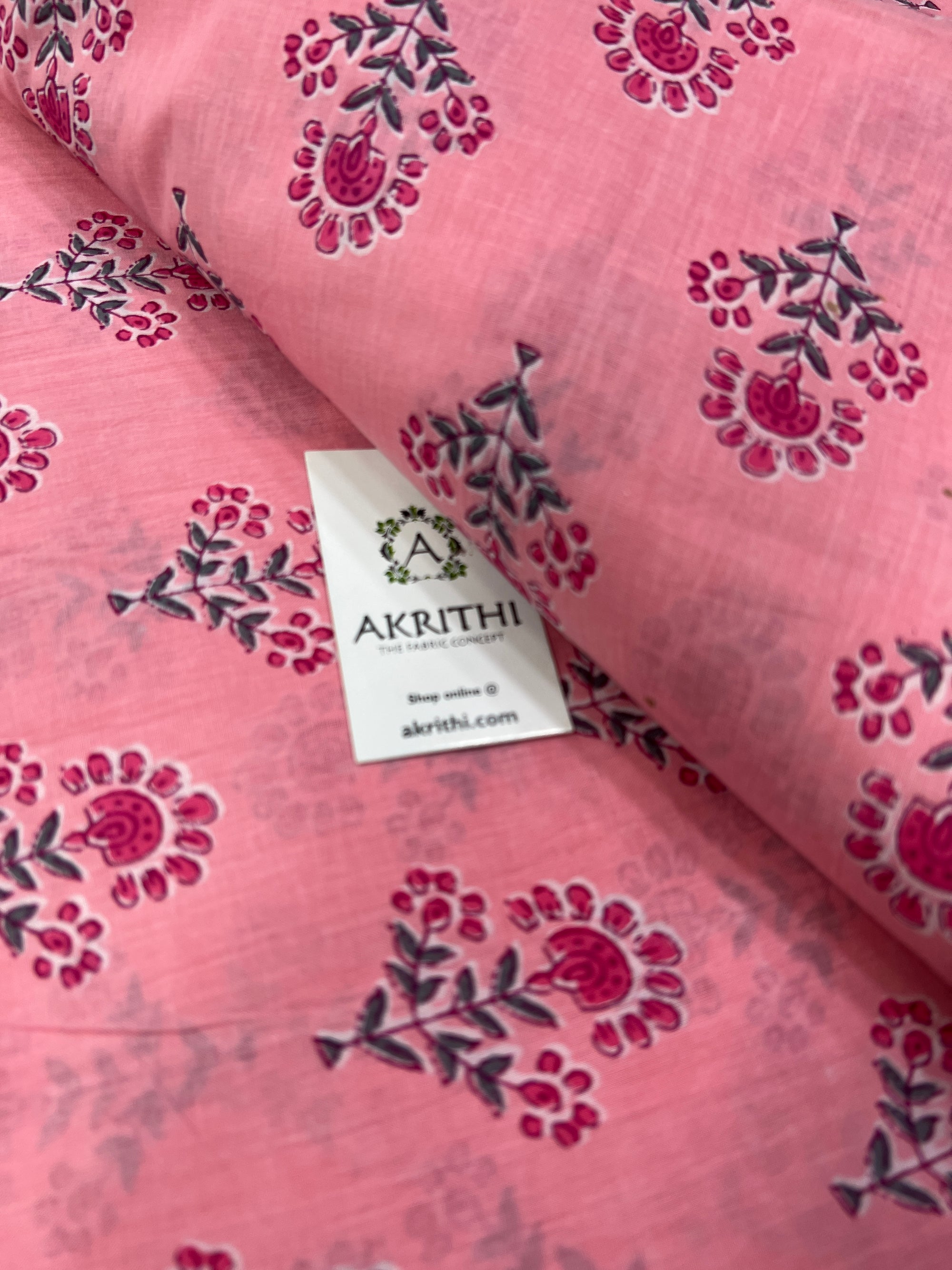 Printed pure cotton fabric