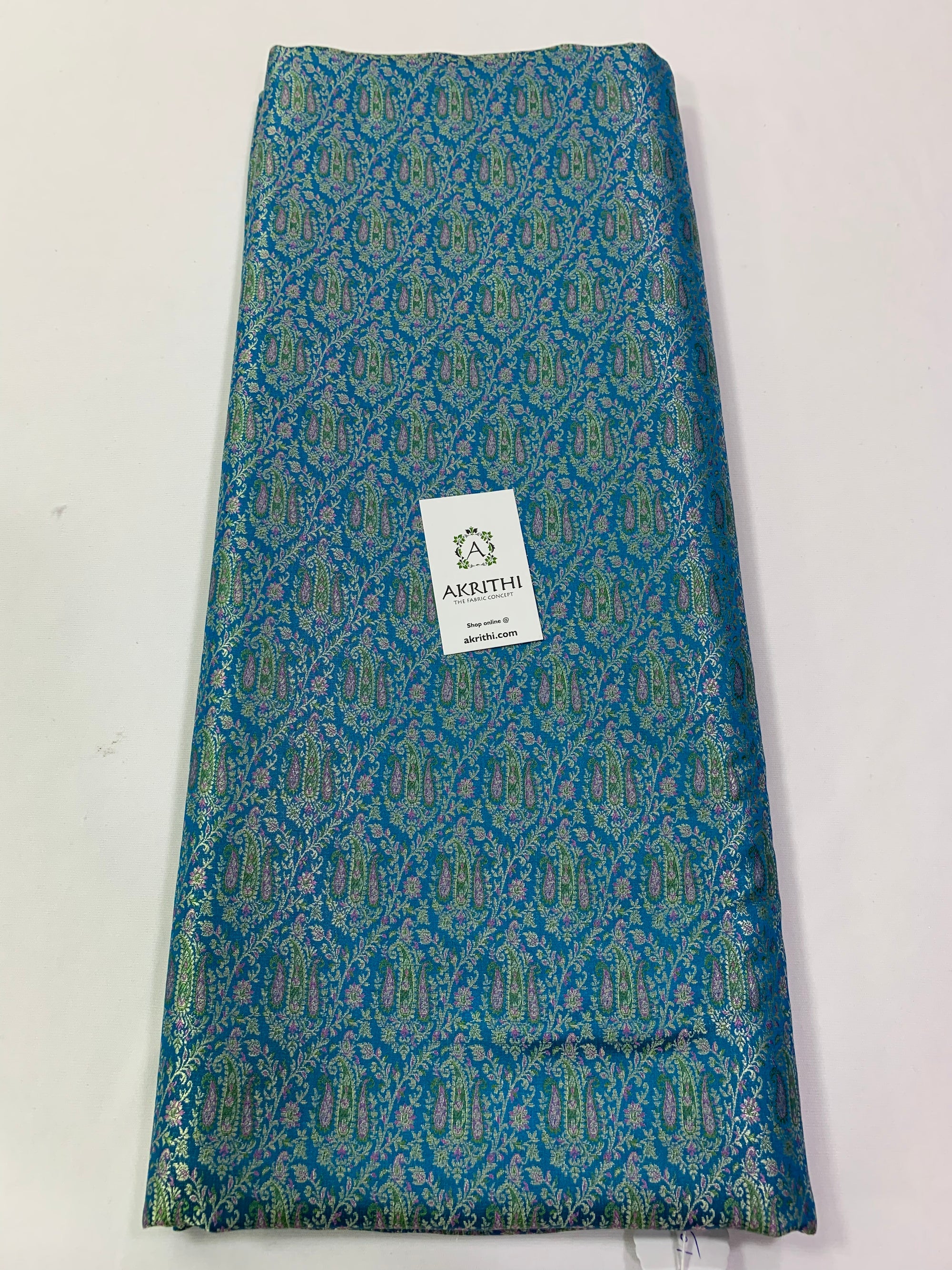 Handloom Banarasi brocade fabric