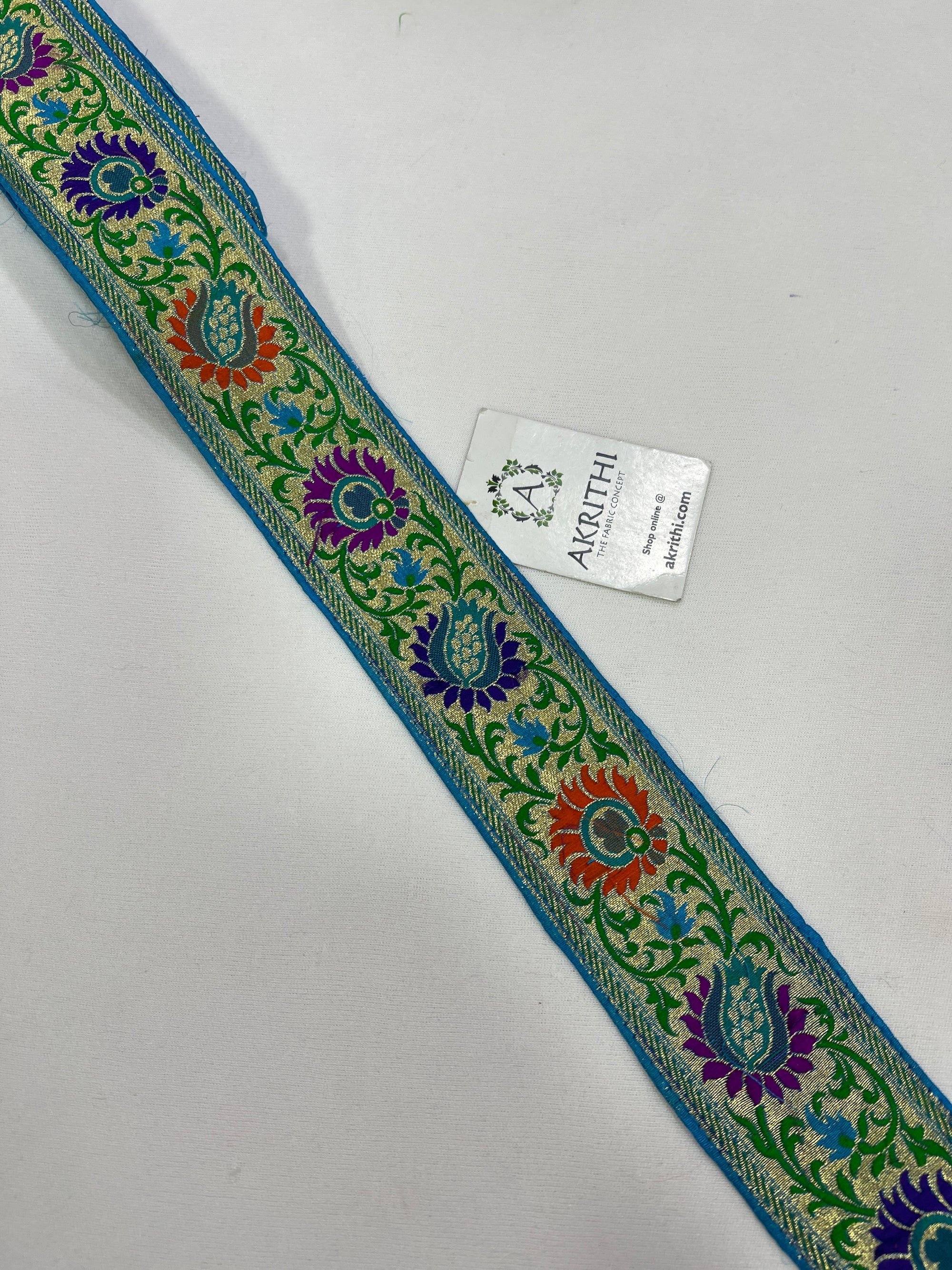 Handloom Banarasi lace 9 metres roll