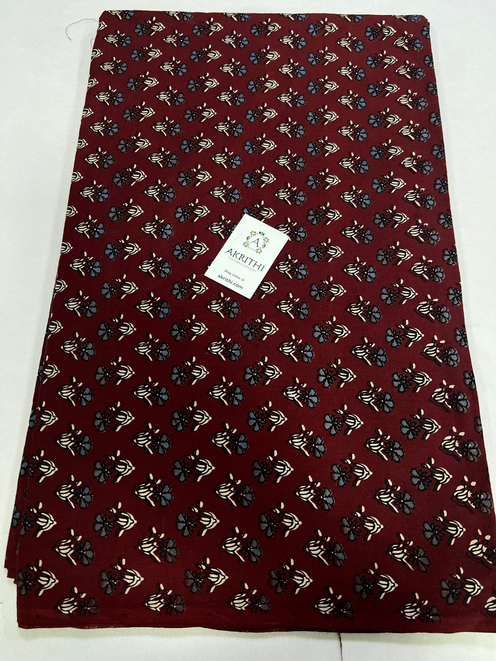 Printed pure cotton fabric