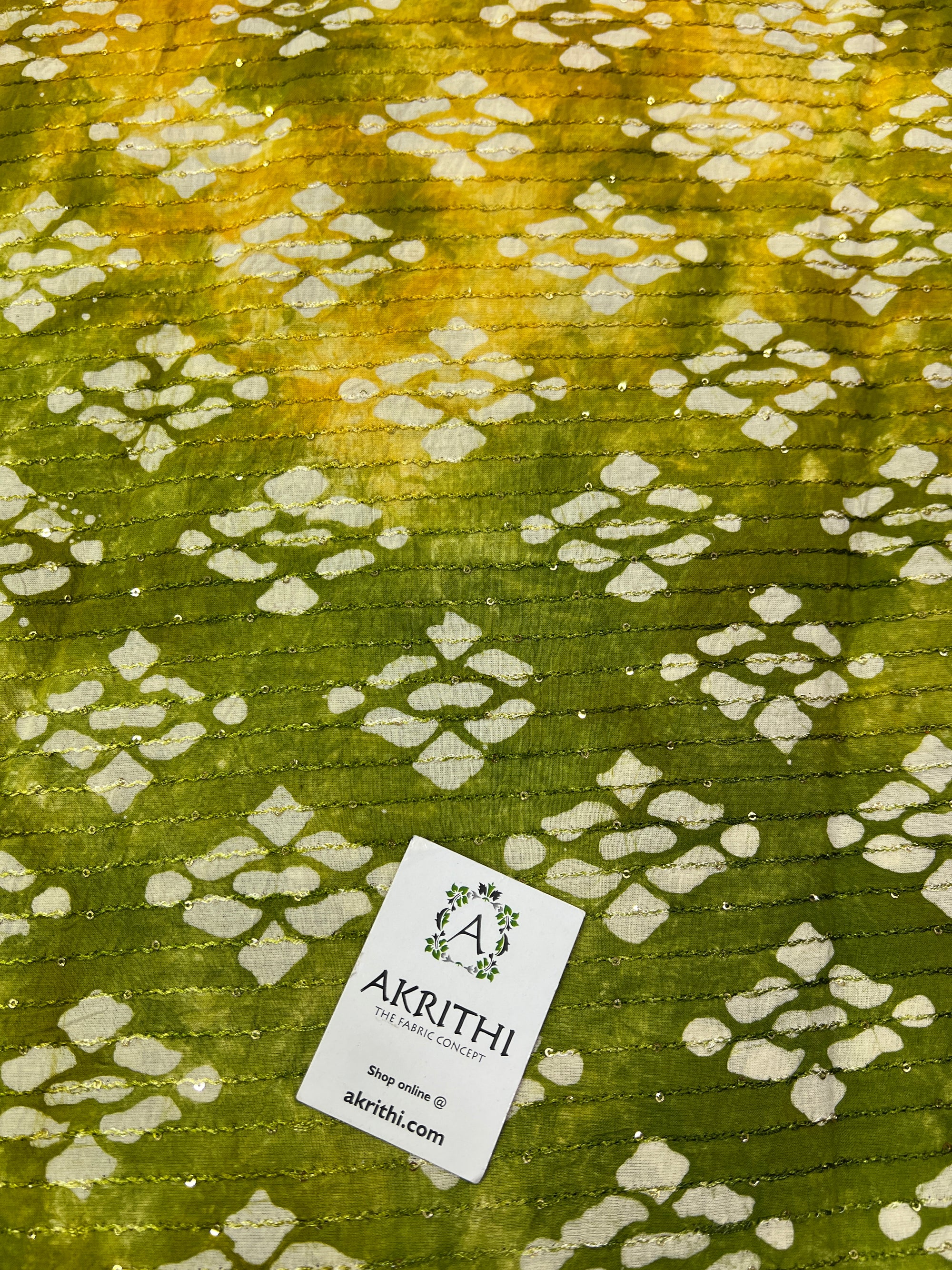 Batik pure cotton fabric 80 cms cut