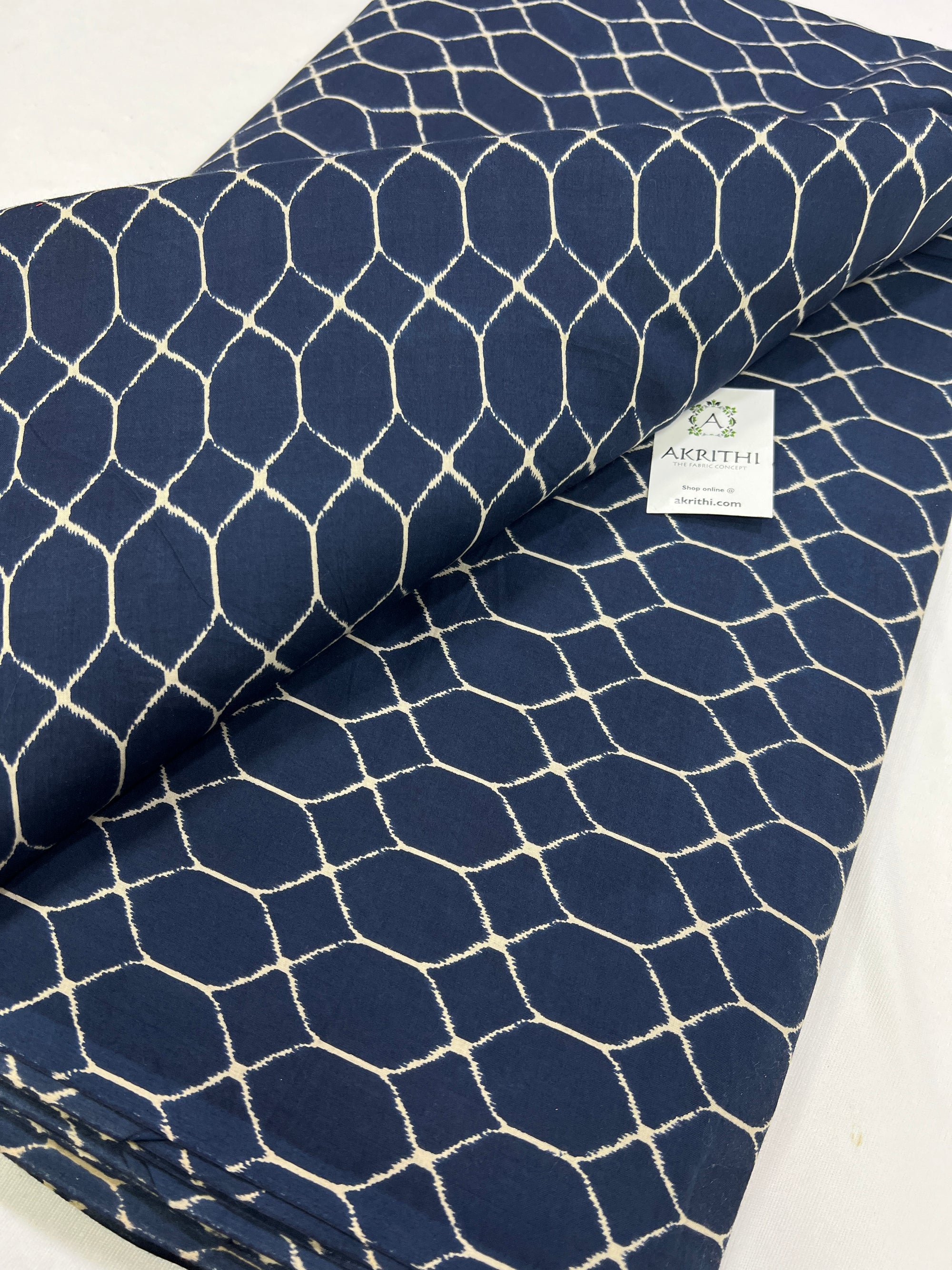 Printed pure cotton fabric