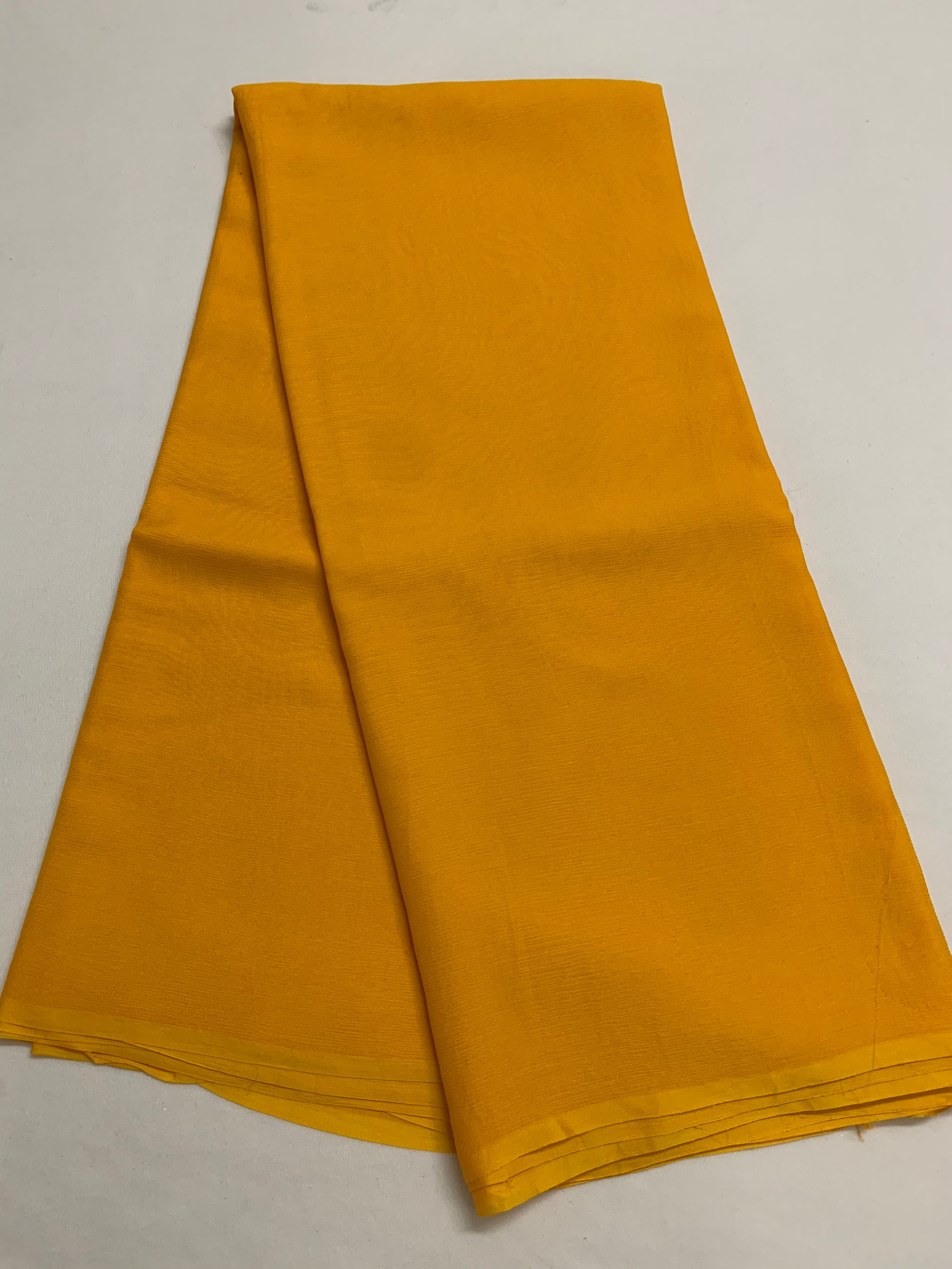 PLATINUM PURE SILK CHIFFON SAREE
