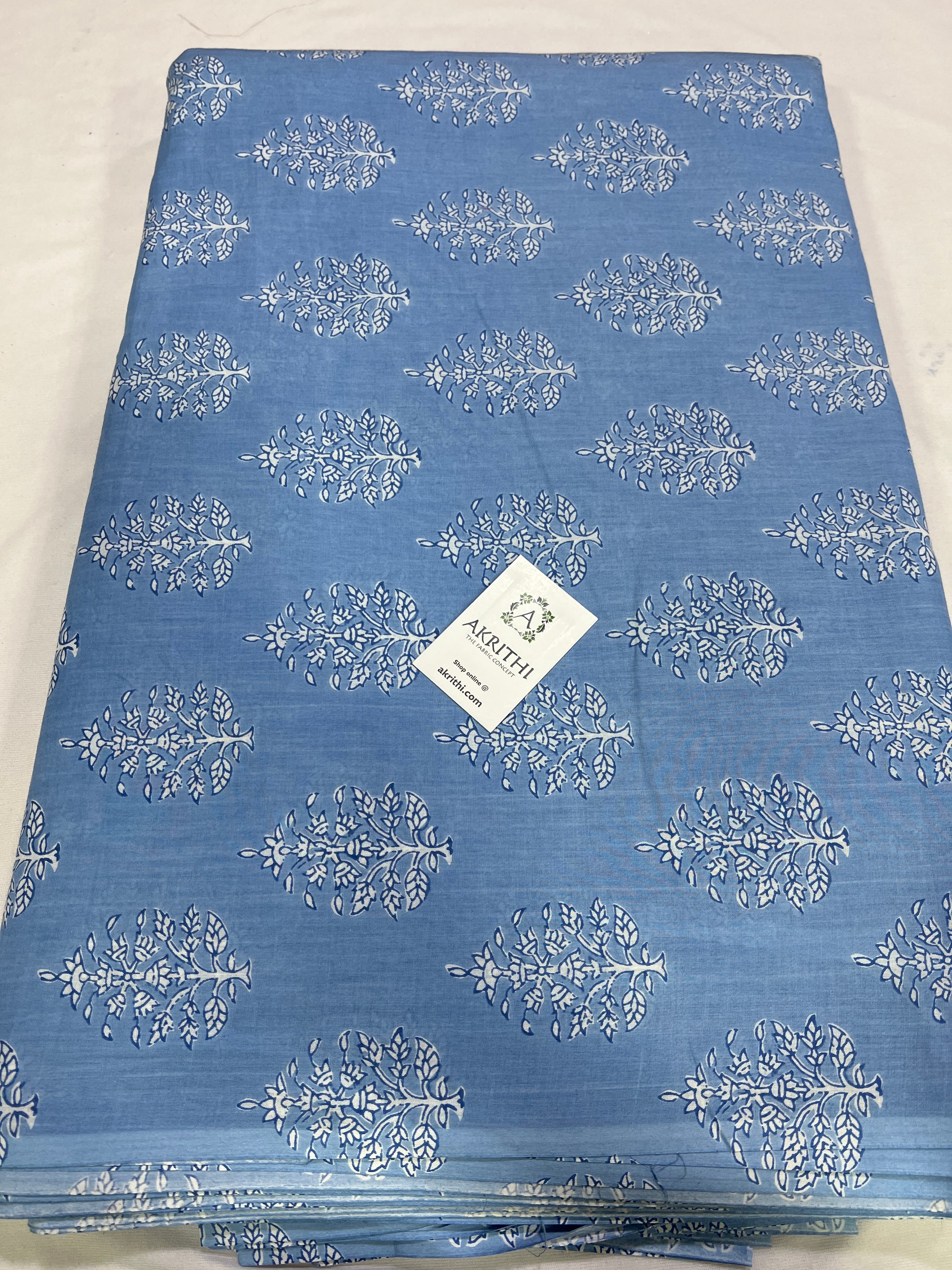 Printed pure cotton fabric