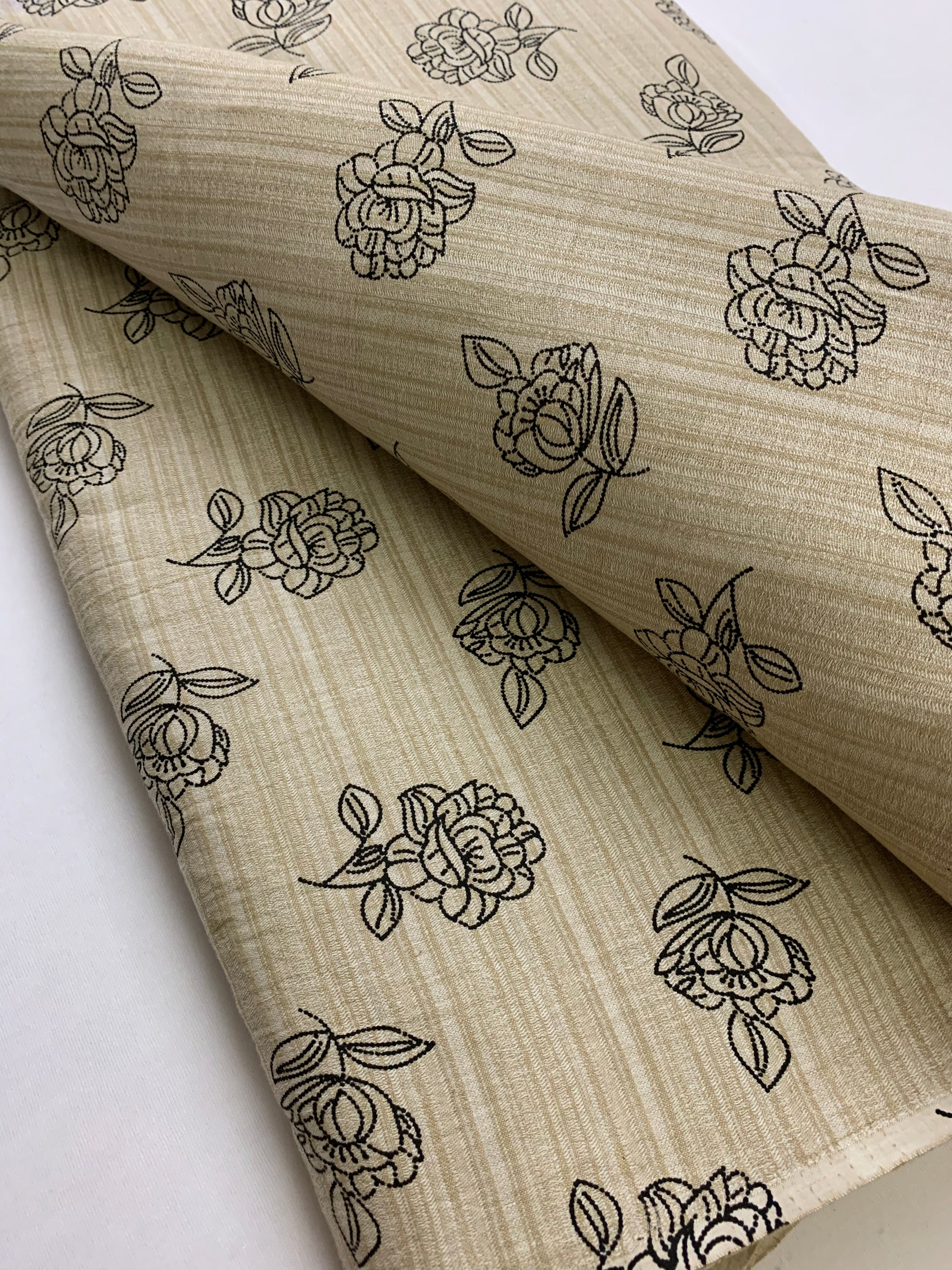 Printed kumbhi pure cotton fabric