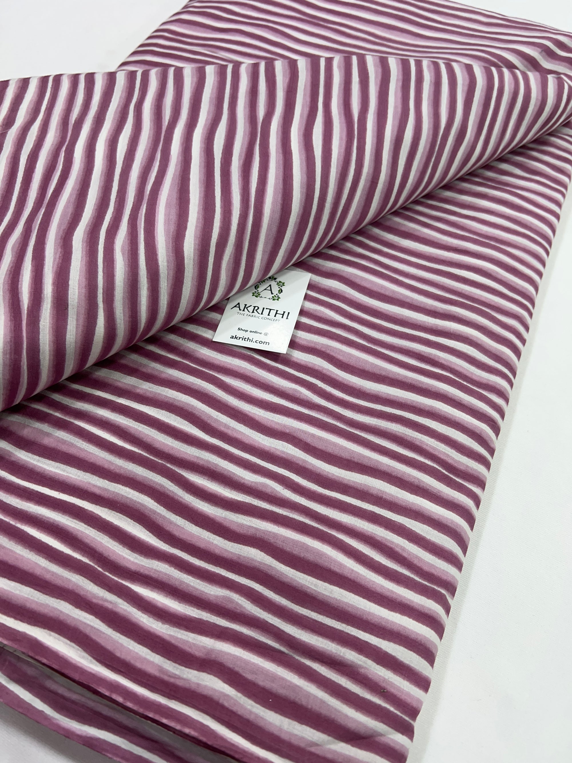 Printed pure cotton fabric