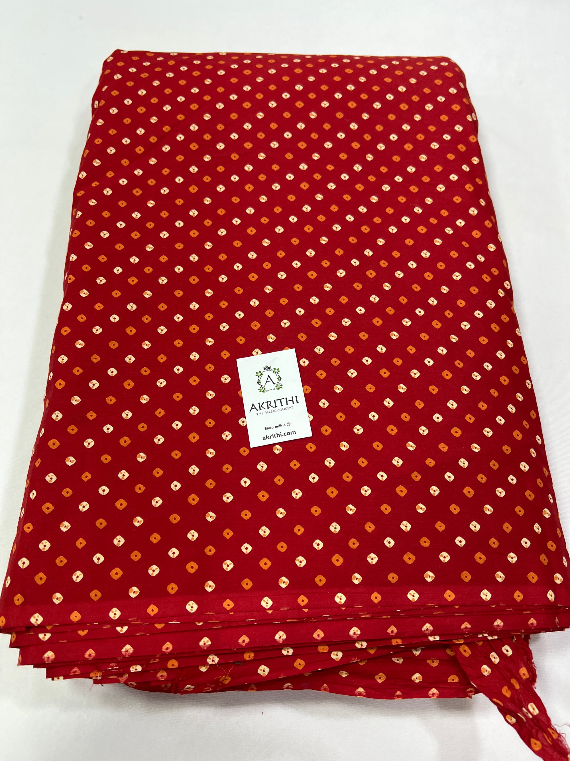 Printed pure cotton fabric