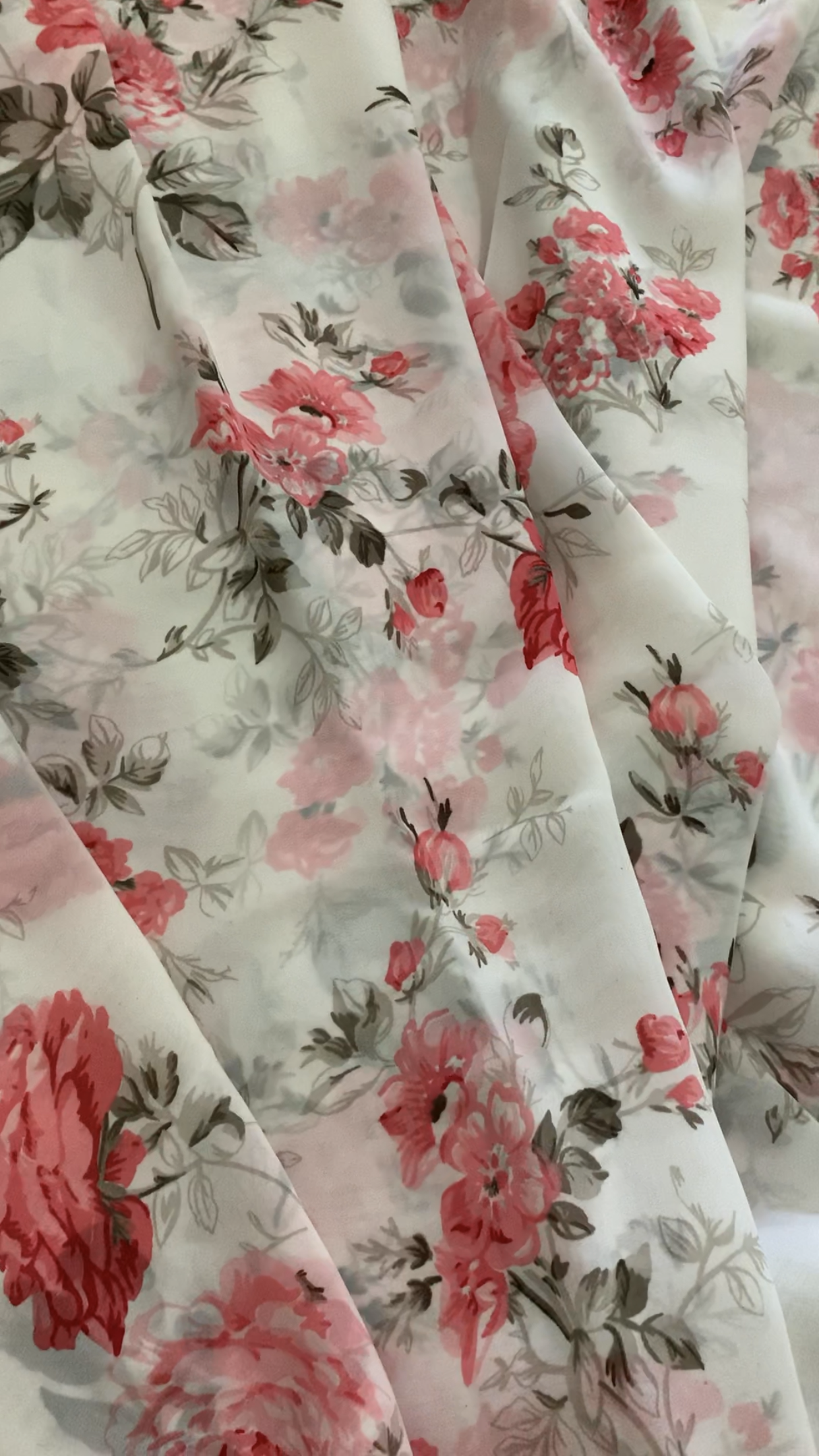Digital floral Printed georgette fabric