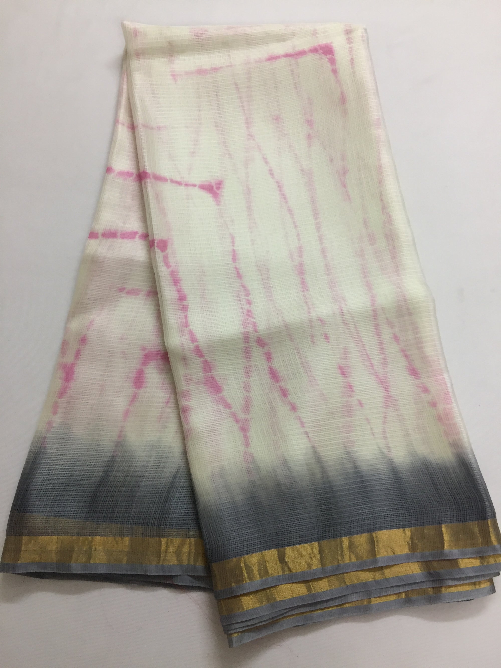 Tie and dye pure kota silk saree