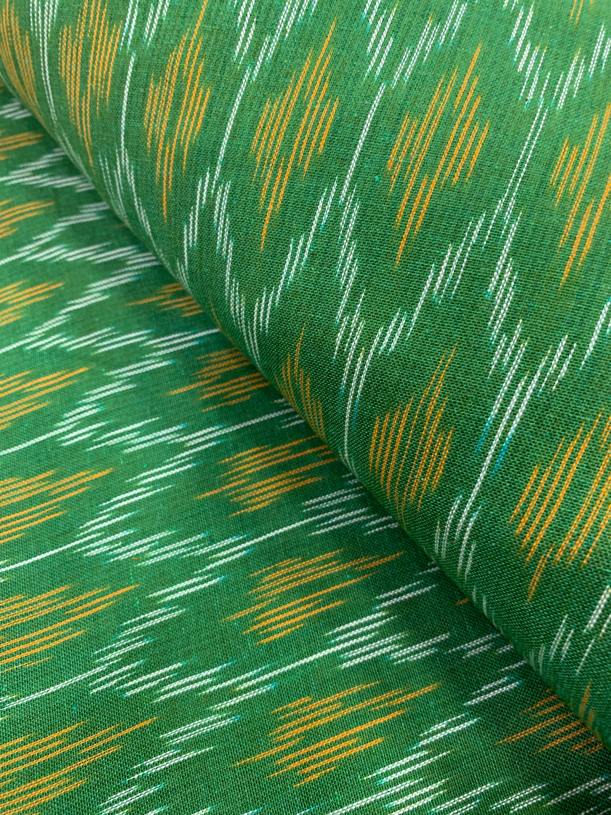 Ikat pure cotton fabric