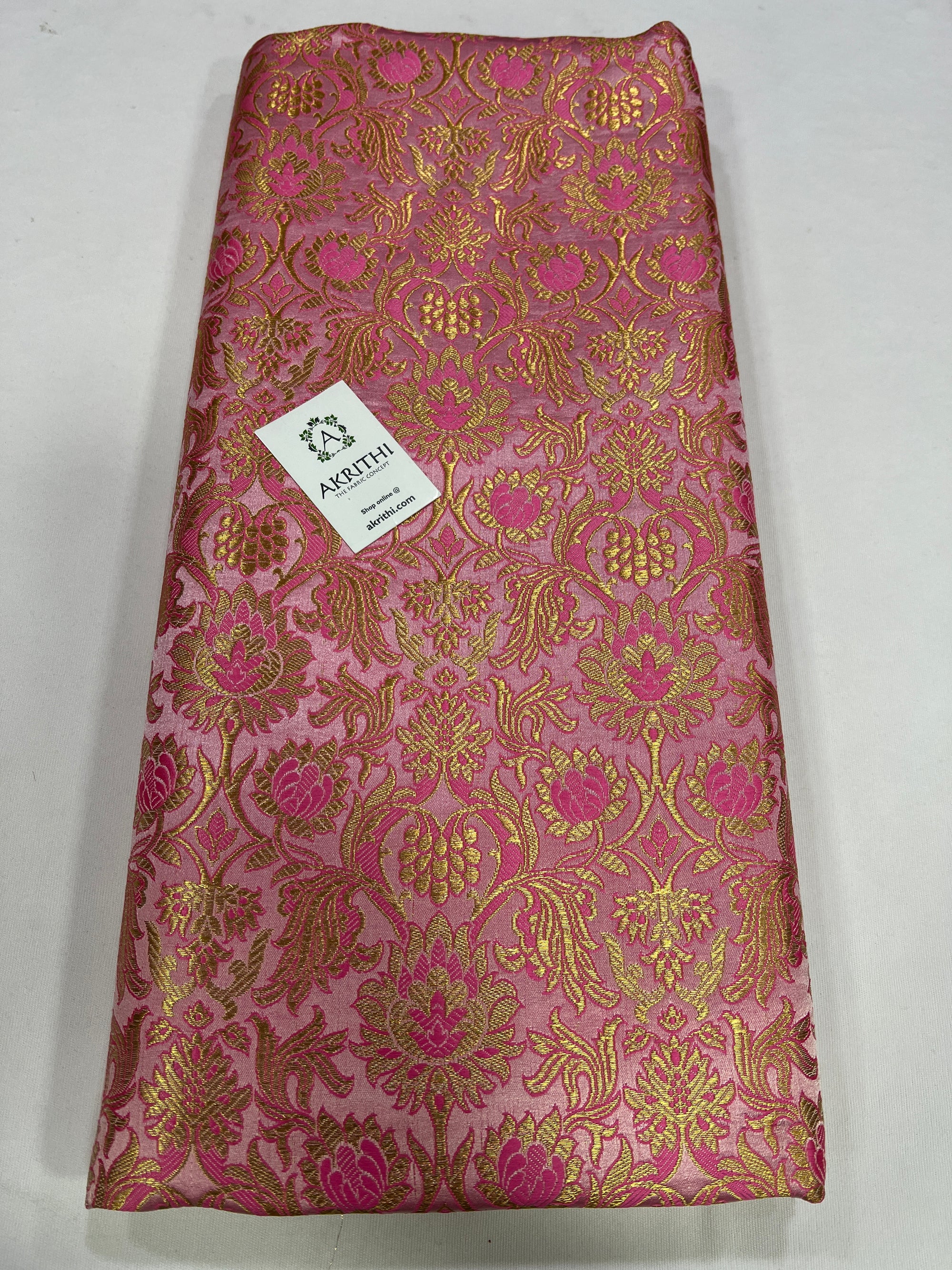 Handloom Banarasi brocade fabric
