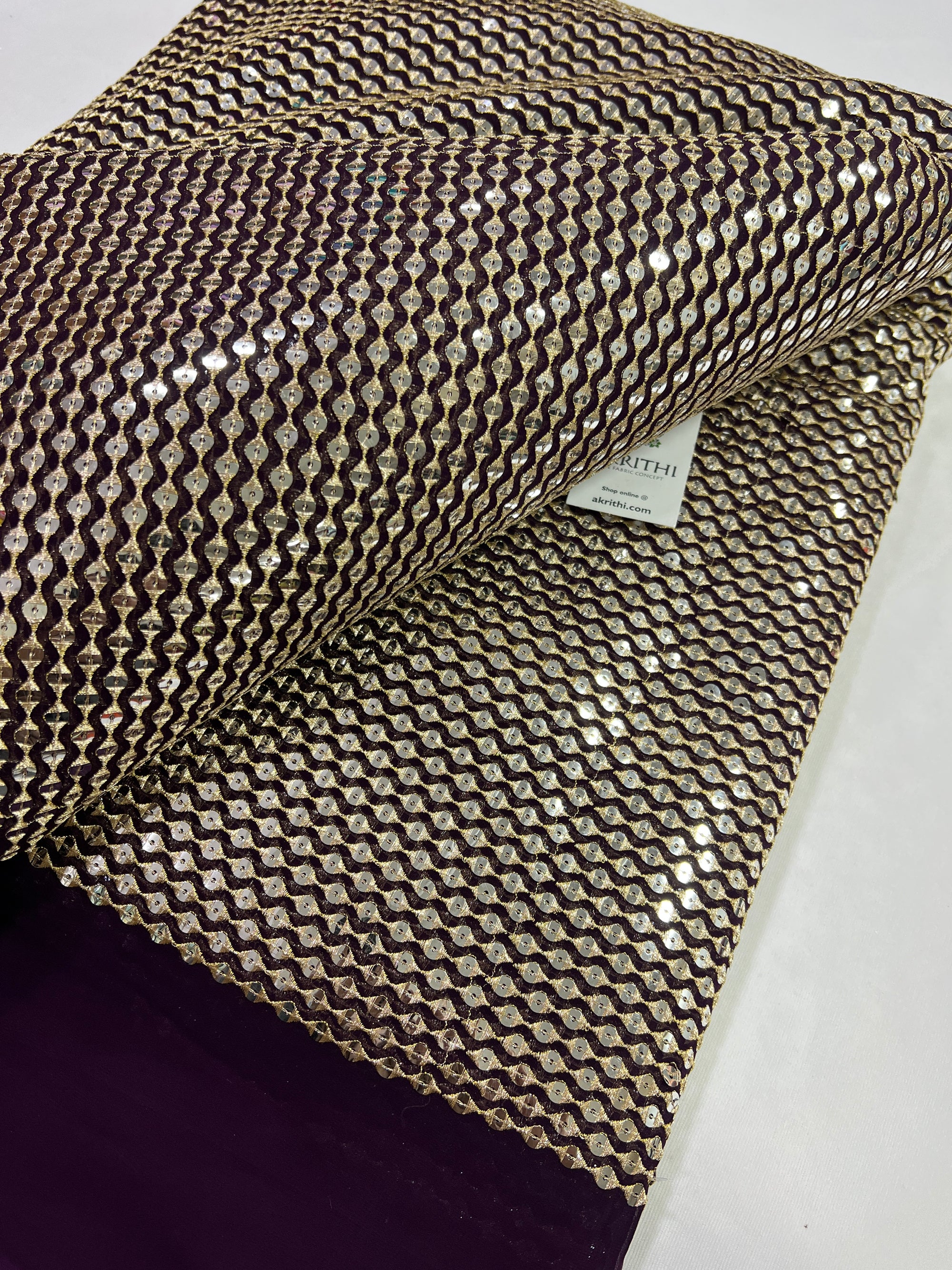 Embroidery on Georgette fabric