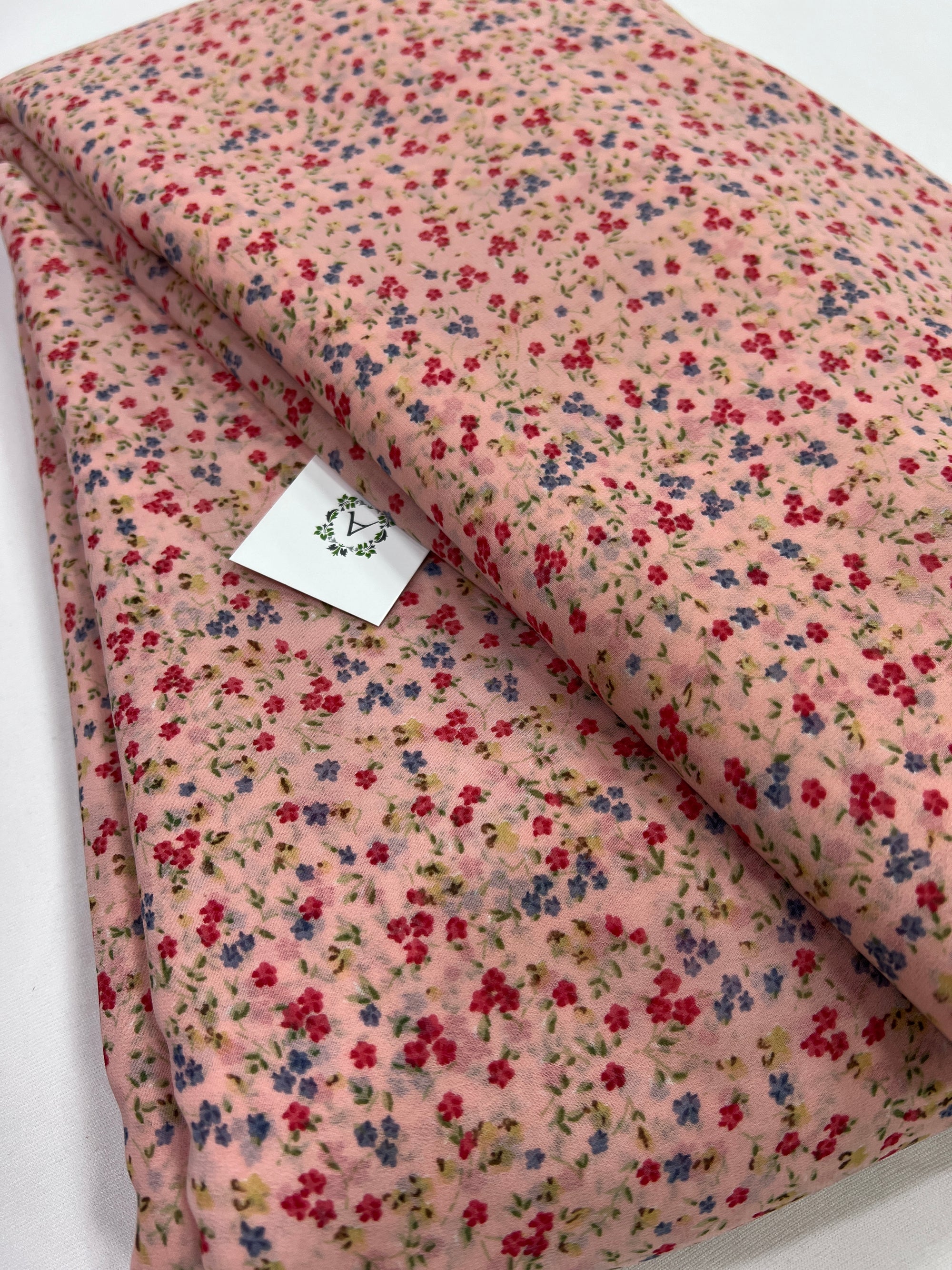 Floral printed georgette fabric 56 inches width